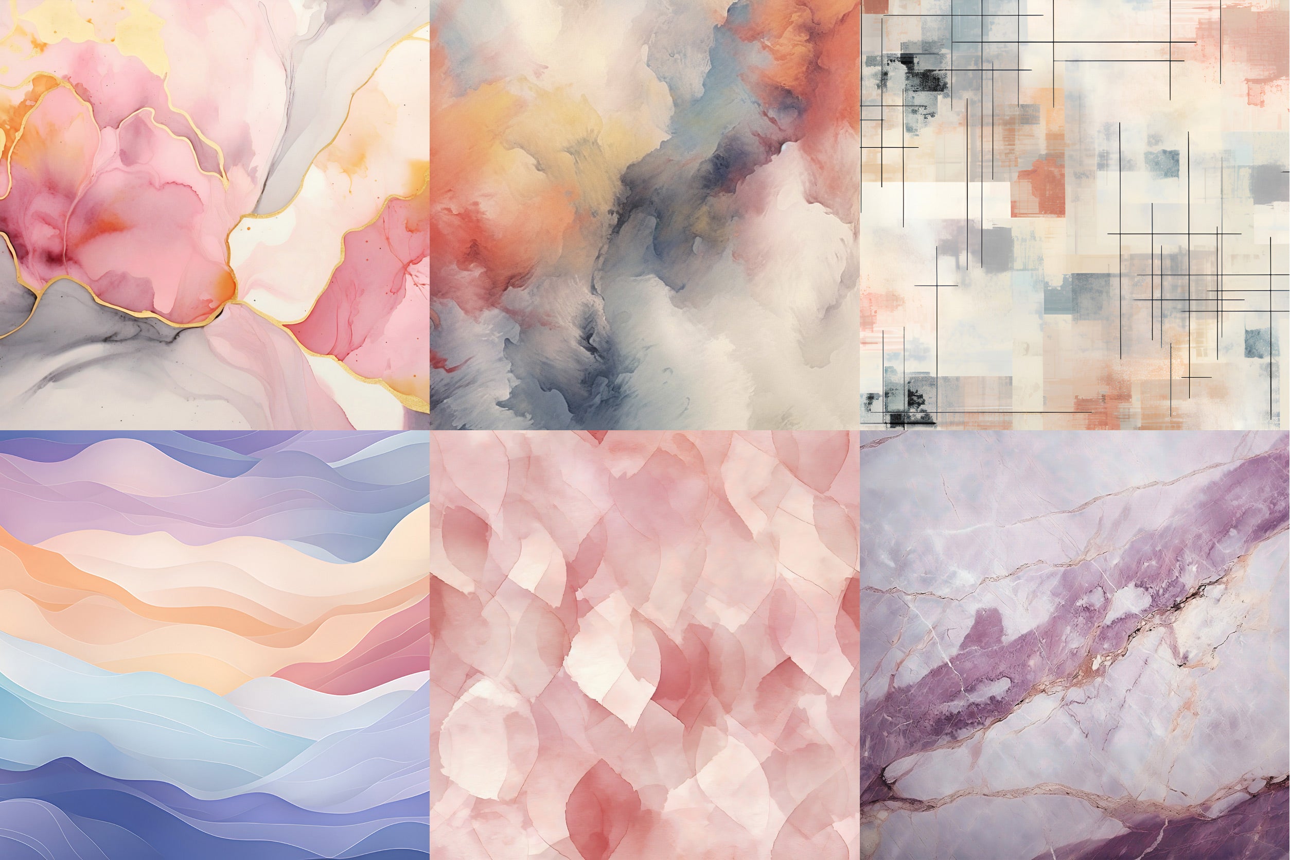 Abstract Collection of Wallpaper & Murals