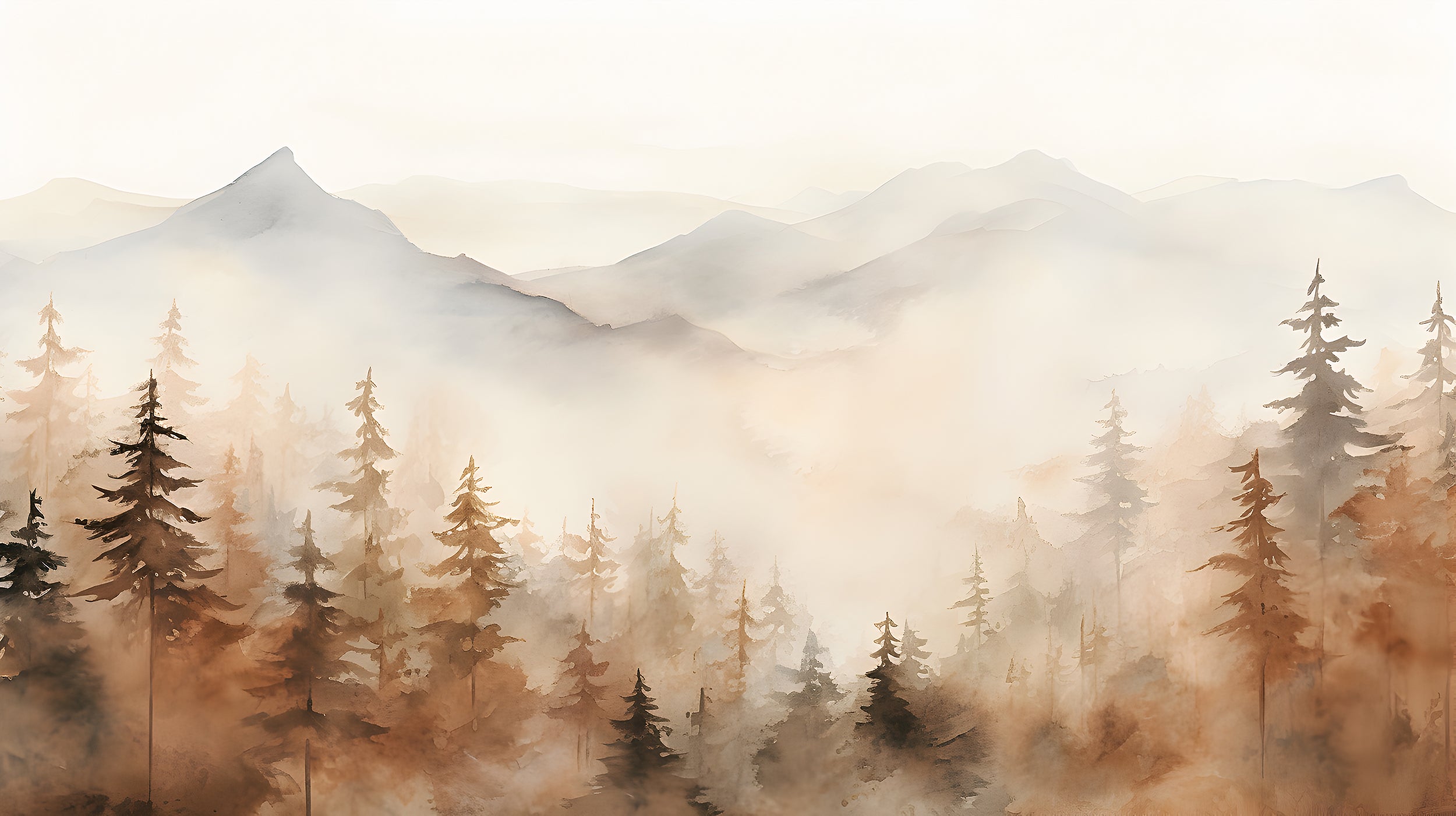 Watercolor Nature-Inspired Wall Art