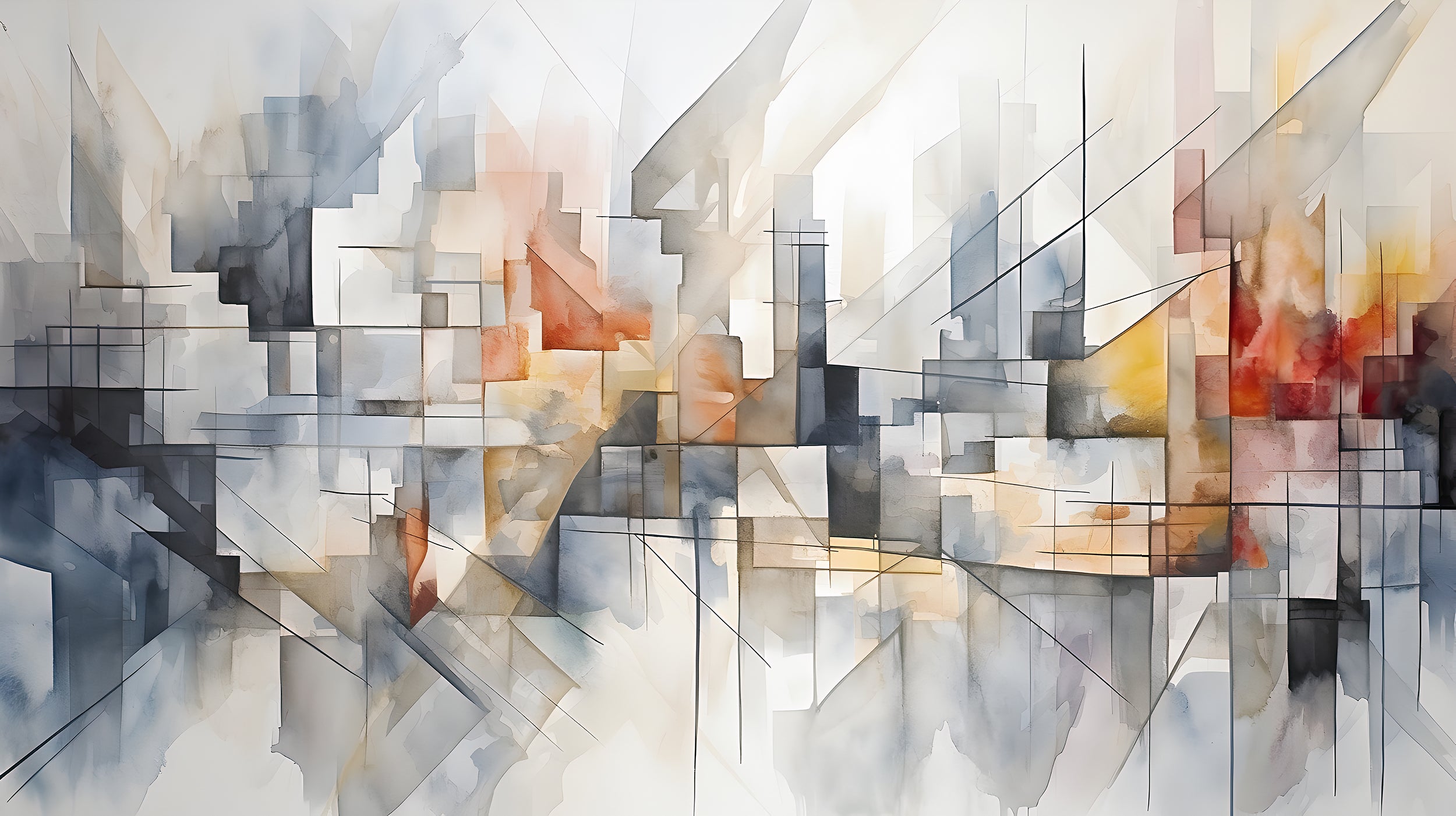 Peel and Stick Abstract Wall Decor
