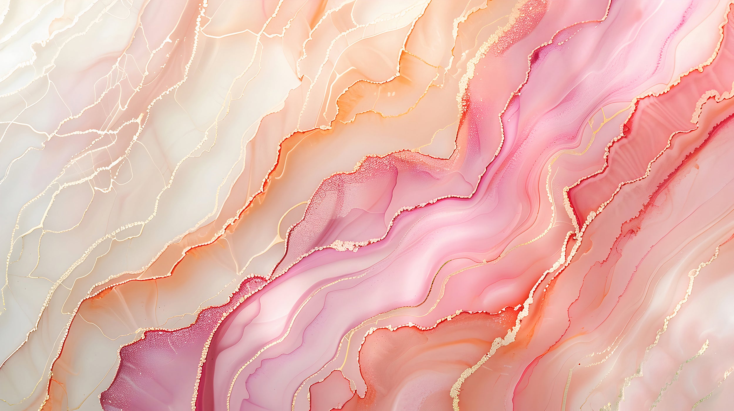 Marble Texture in Soft Pastel Colors Wallpaper, Peel and Stick Colorful Alcohol Ink Wall Mural, Removable Accent Wall Marble Decal