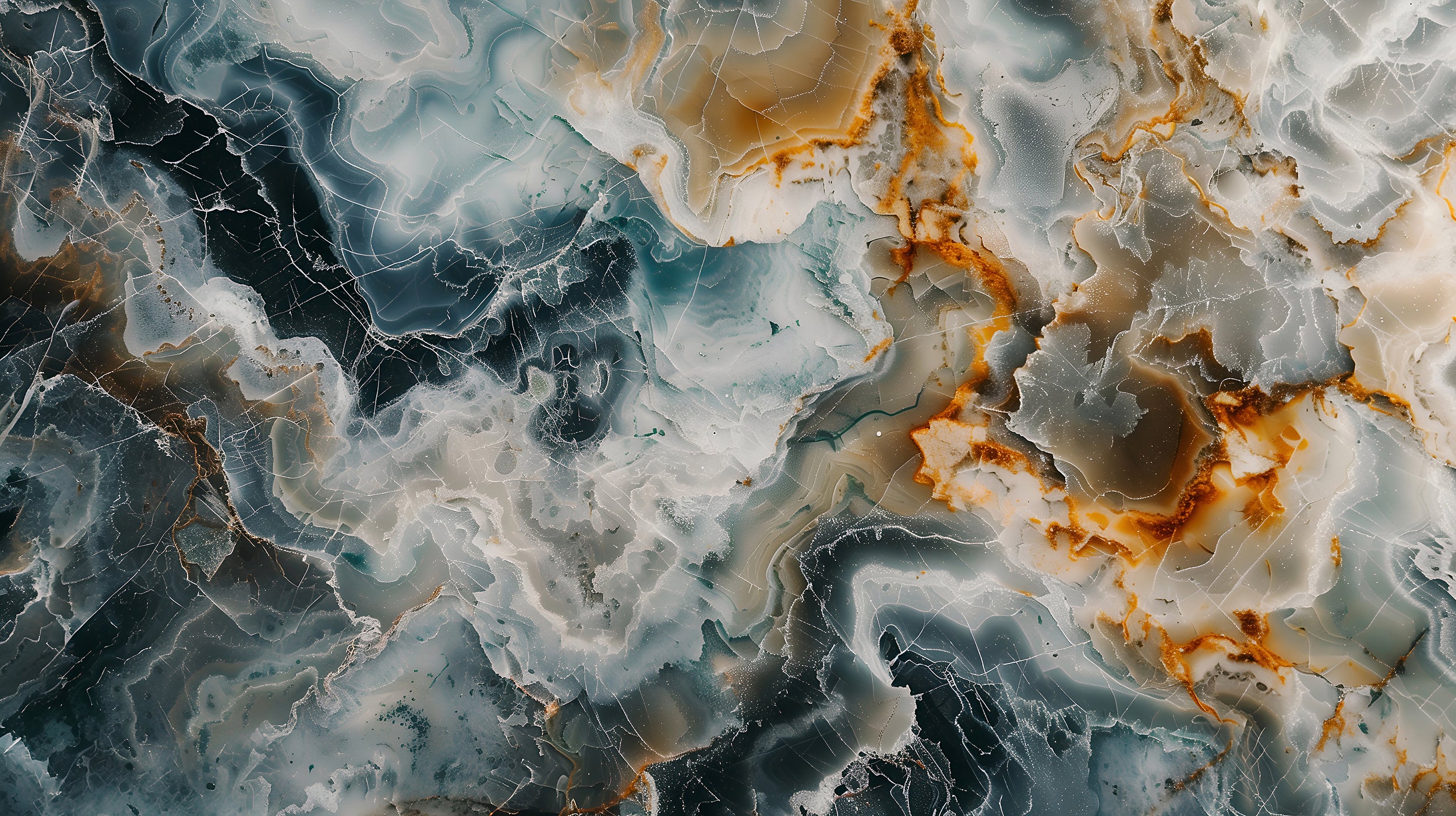 Muted Green Grey and Brown Marble Mural, Peel and Stick Natural Marble Wallpaper, Removable Stone Accent Wall Decor