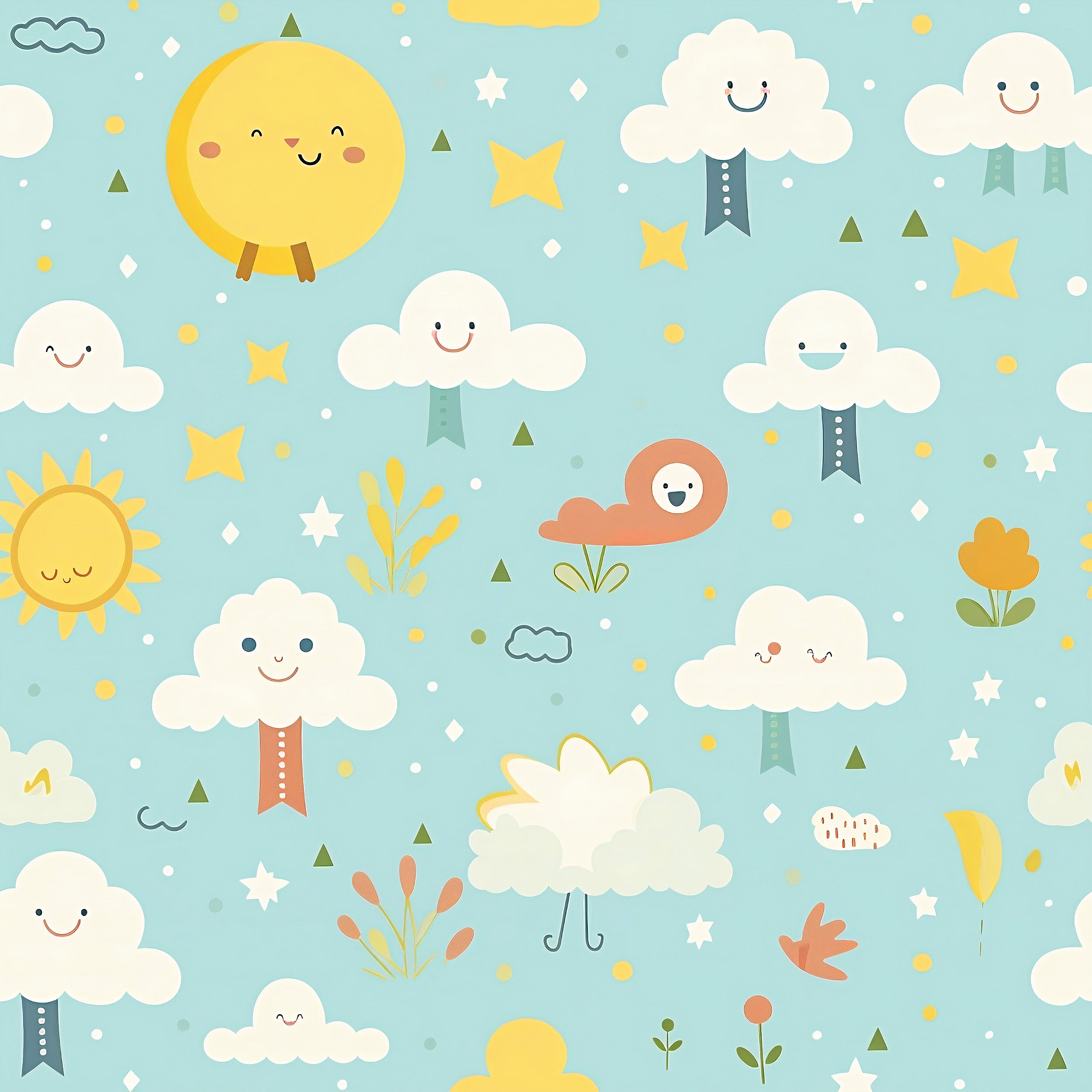 Kids-Friendly Peel and Stick Wallpaper in Vibrant Colors