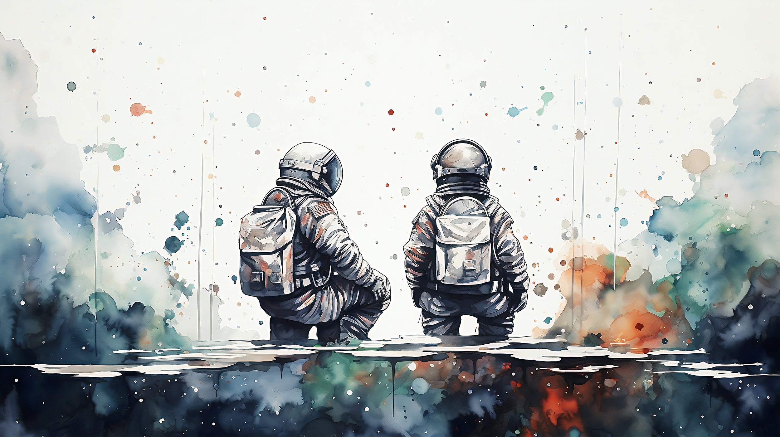 Peel and Stick Abstract Space Artwork Aesthetics