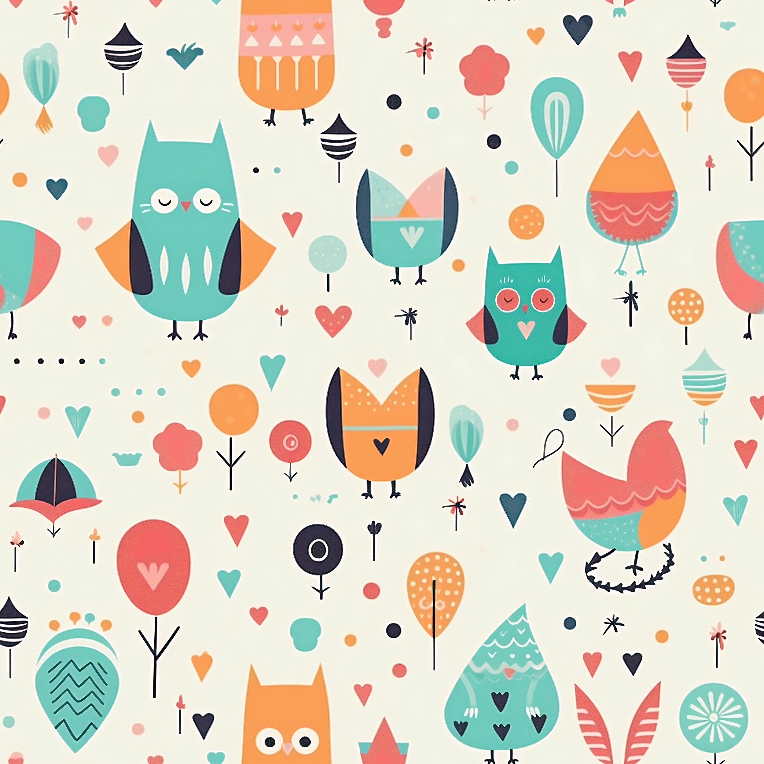 Abstract Owl Nursery Decor Enhancing Ambiance