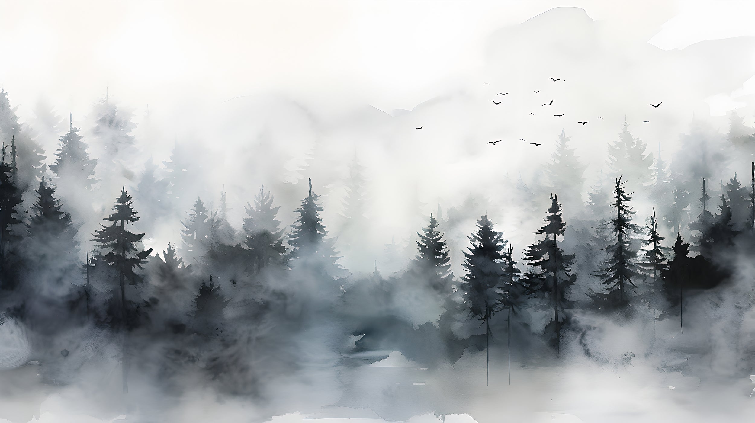 Removable Enchanted Forest Mural