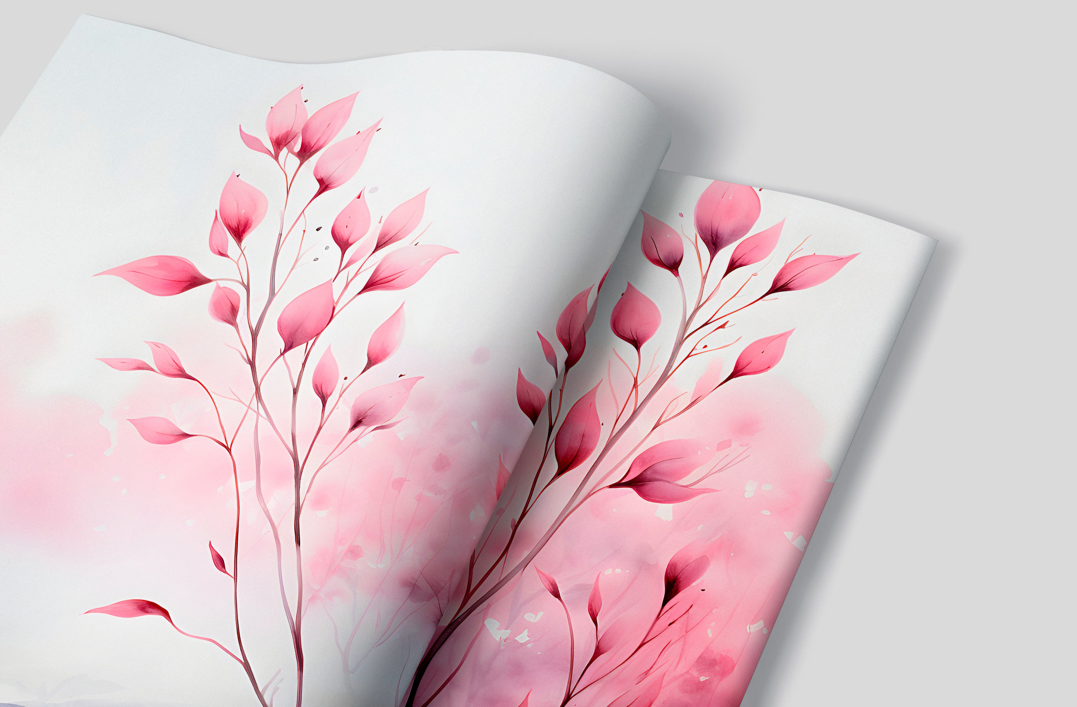 Graceful Leaves Branch Wall Art