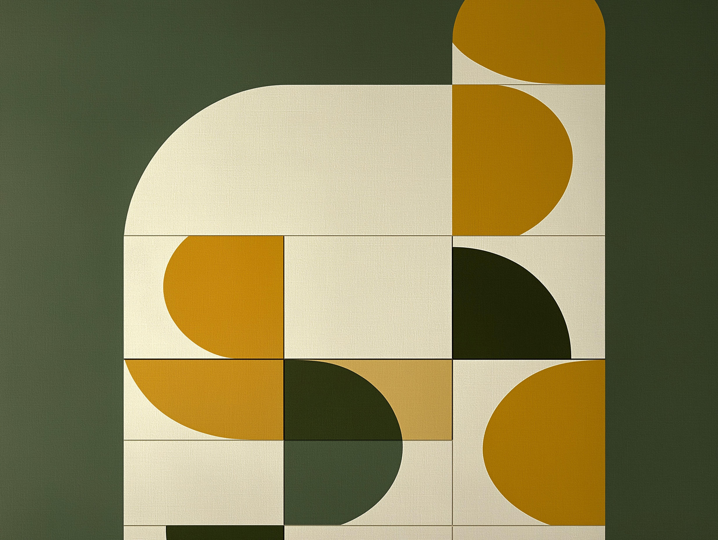 Modern Geometric Mid-Century Wallpaper for Trendy Home Decor