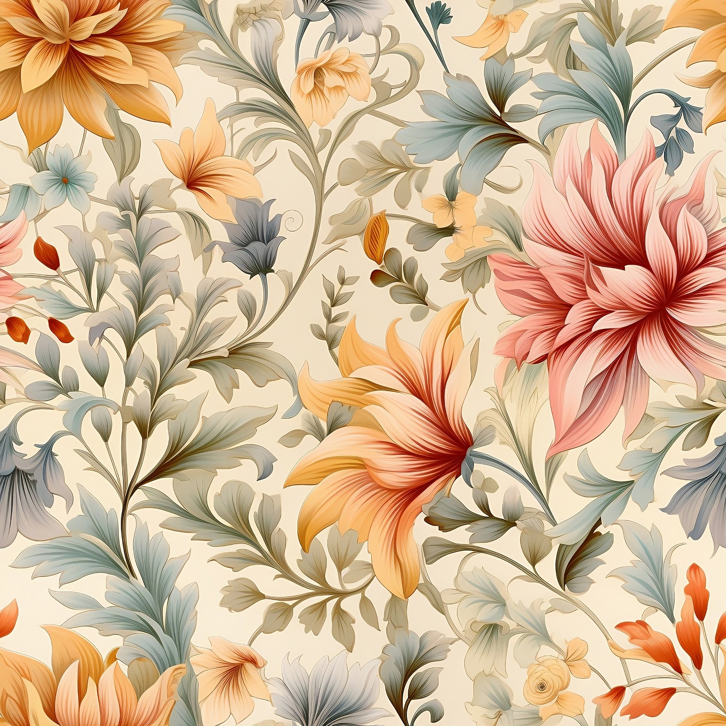 Vibrant Pink and Yellow Botanical Wall Decor