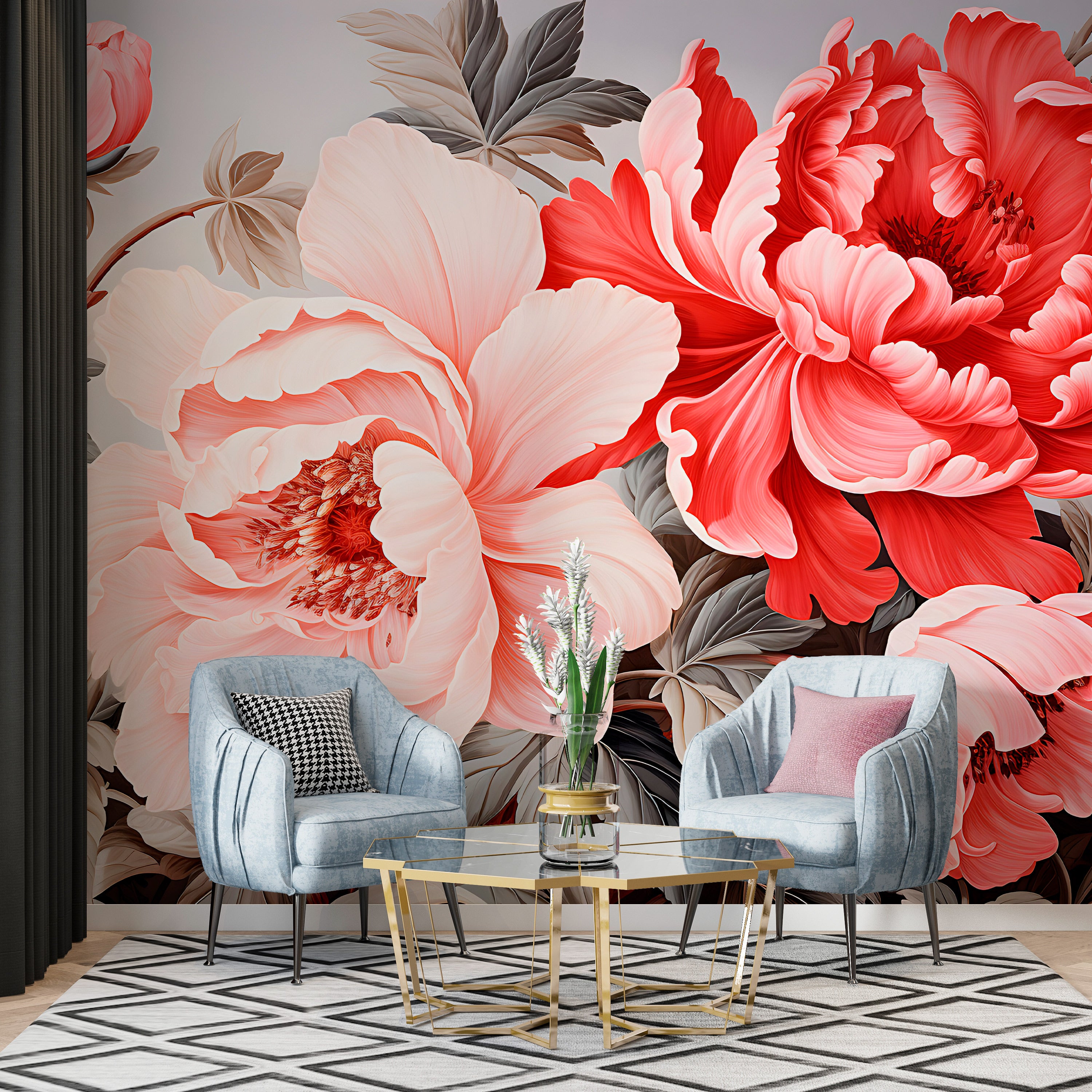 Romantic Victorian Floral Wall Decor