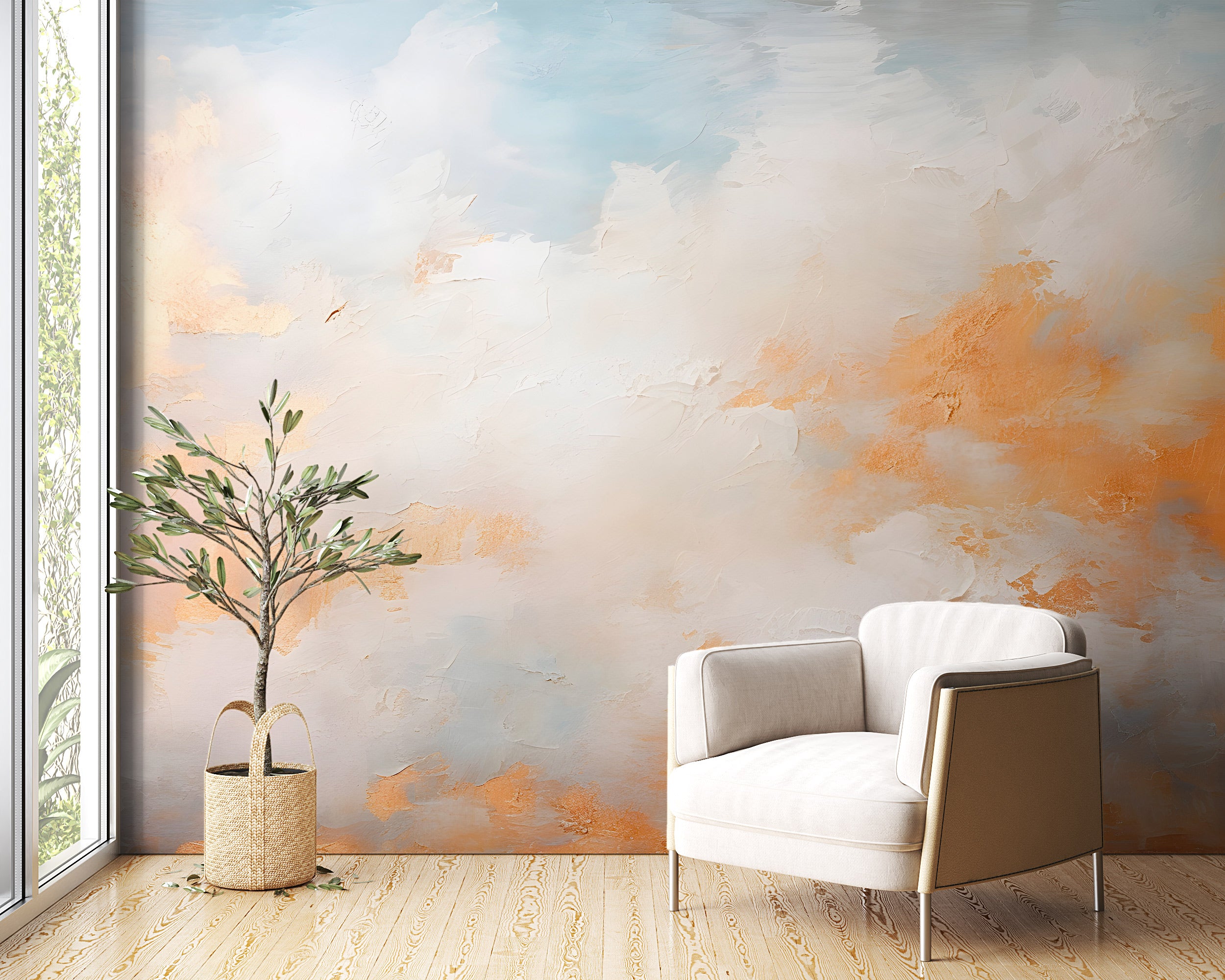 Eco-friendly Watercolor Sky Home Decor