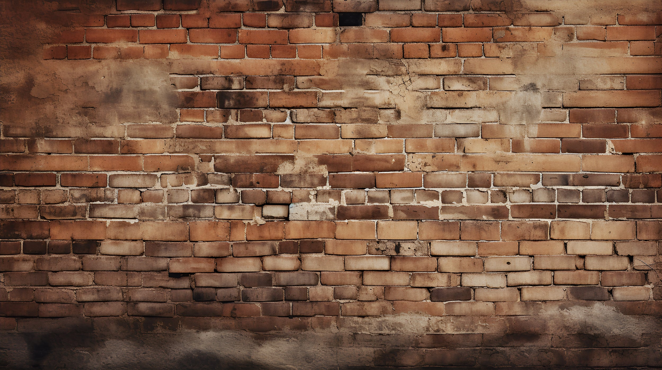 Easy Apply Brick Wall Minimalism Mural