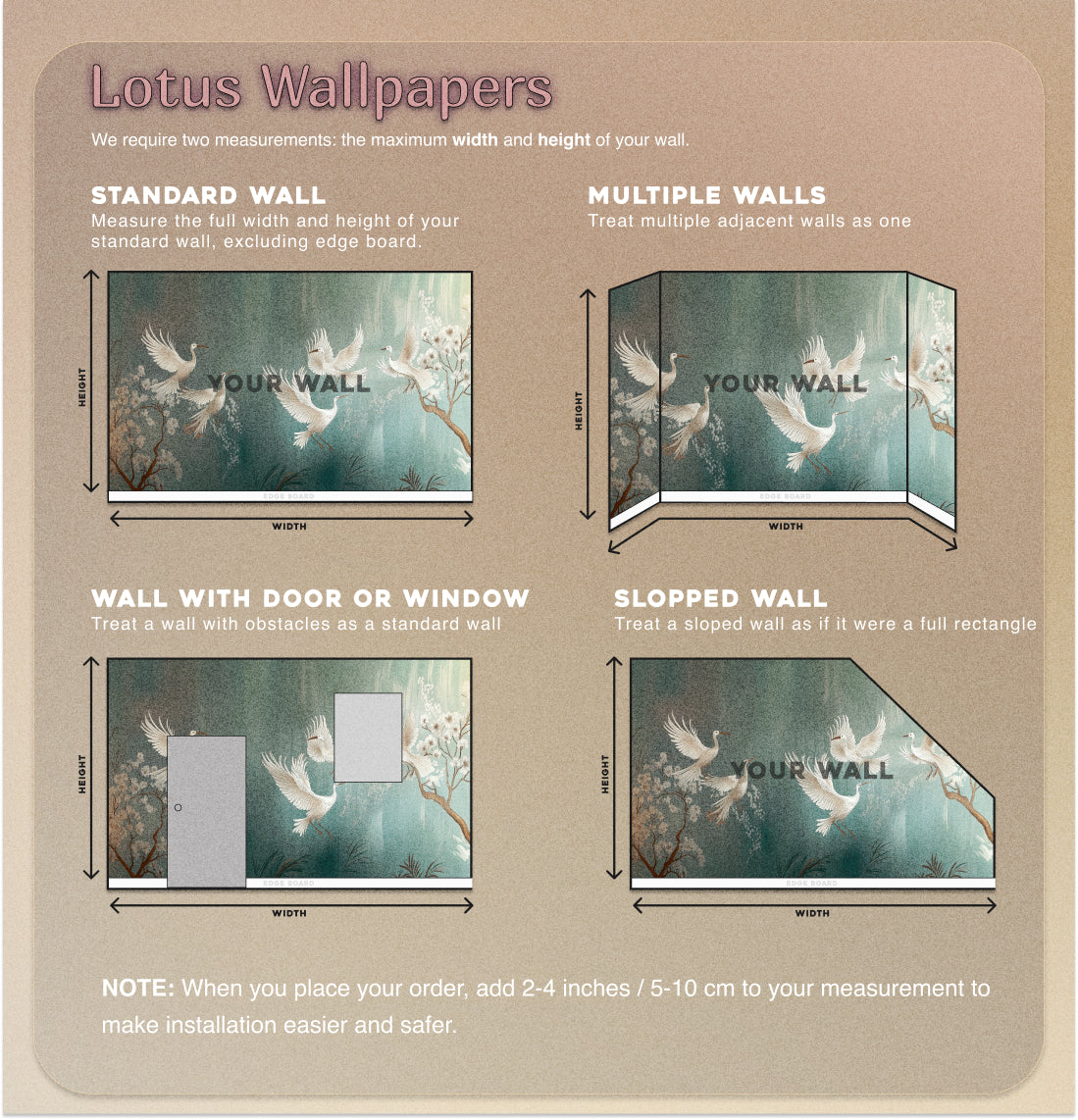 Elegant Floral Bird Wallpaper – Vintage Botanical Wall Decor for Living Room