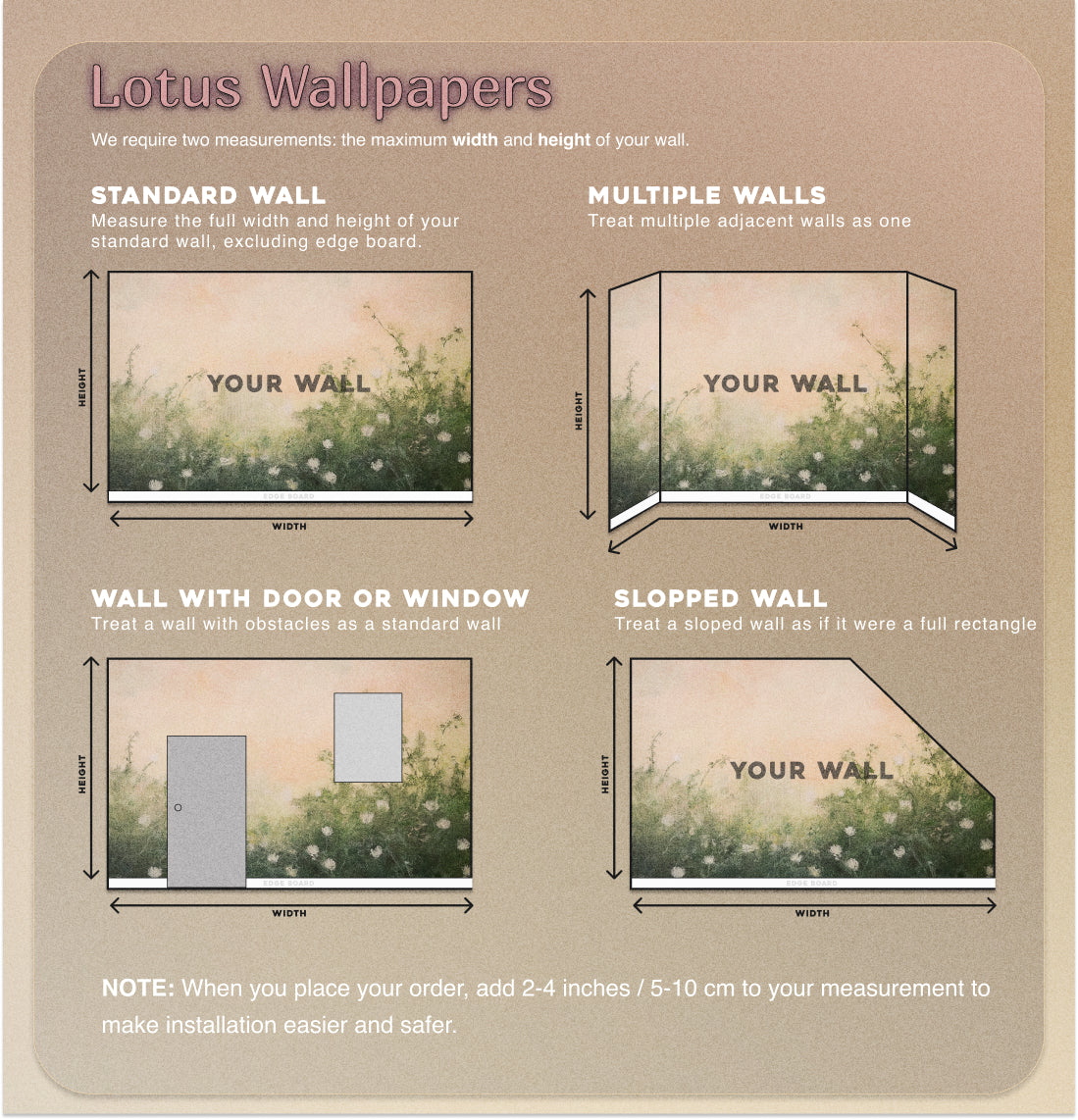 Garden Serenity Wallpaper - Floral Nature Artwork for Home Decoration