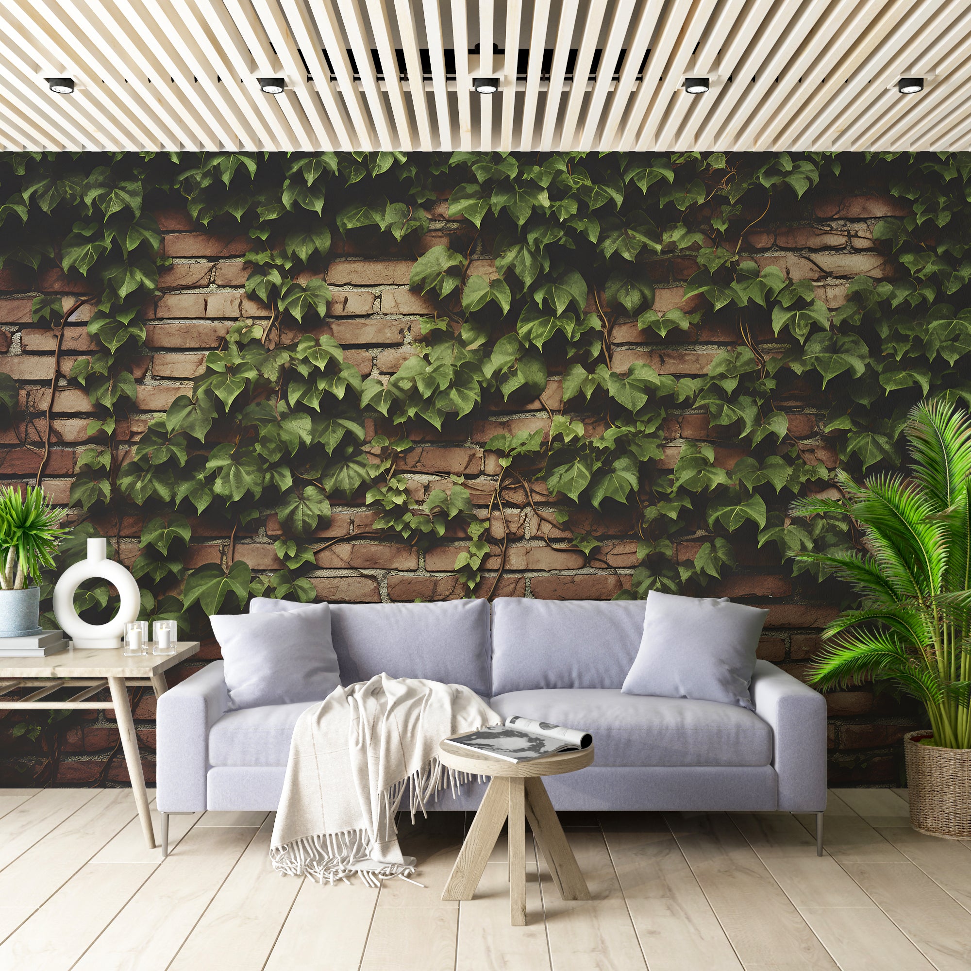 Brick Wall Mural Peel and Stick