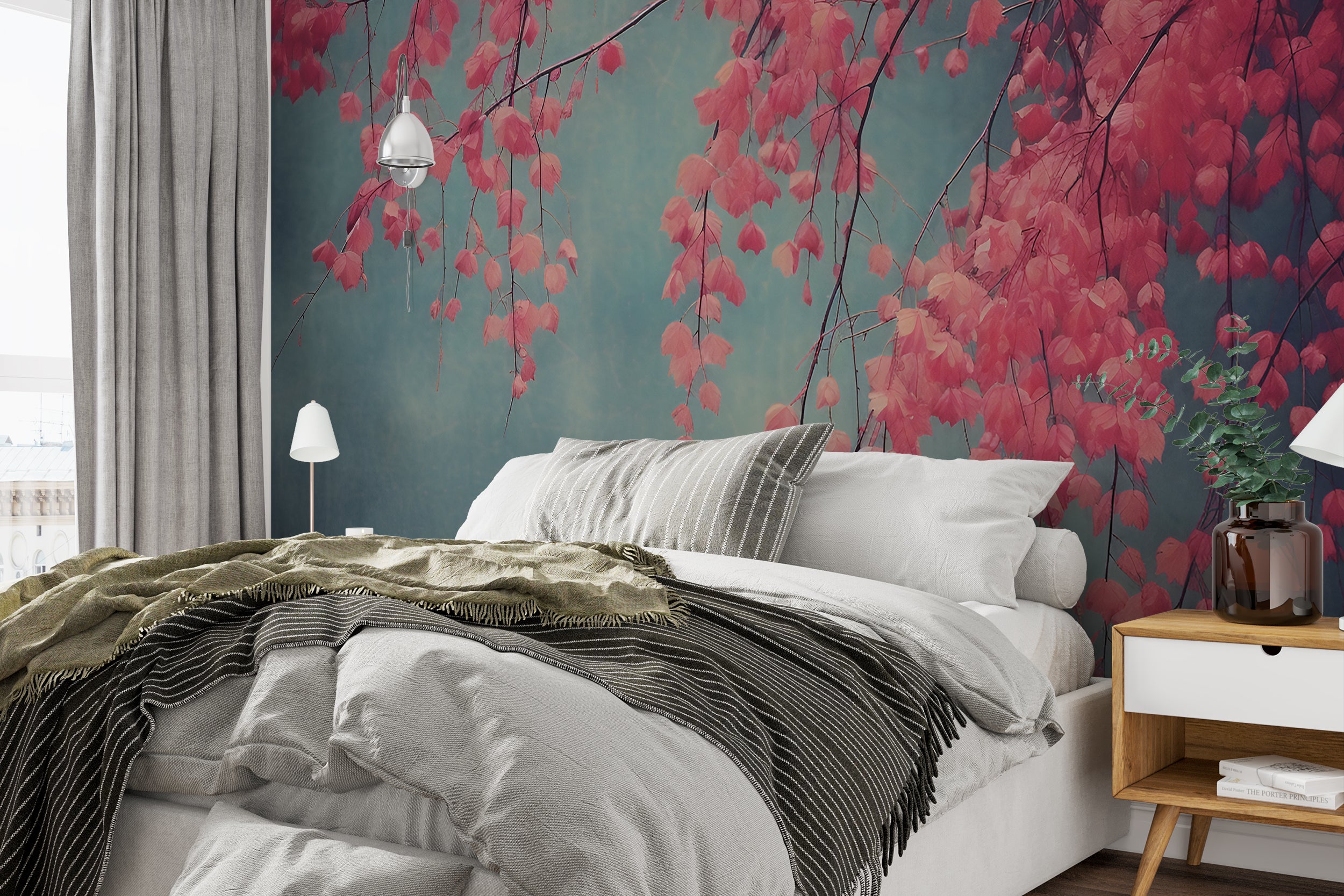 Tranquil Sakura Blossom Wall Decor