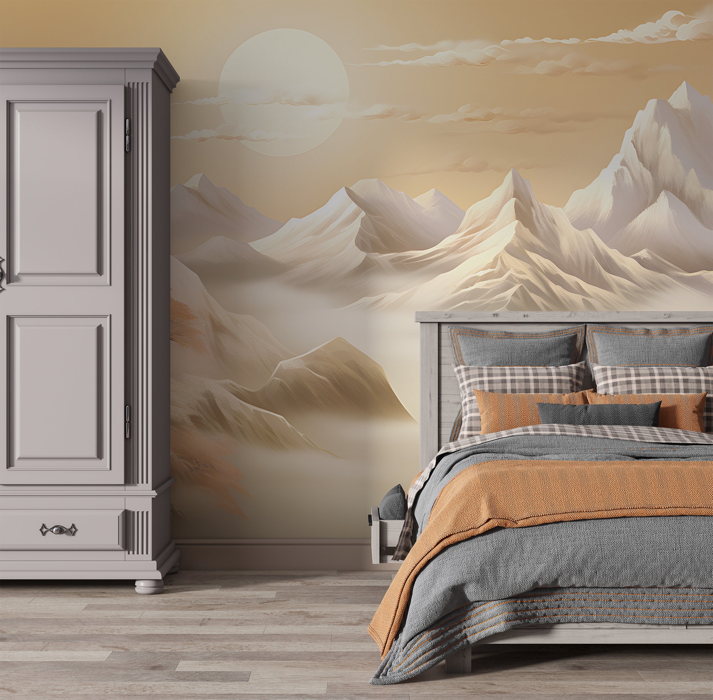 Nature-Inspired Self-Adhesive Mural