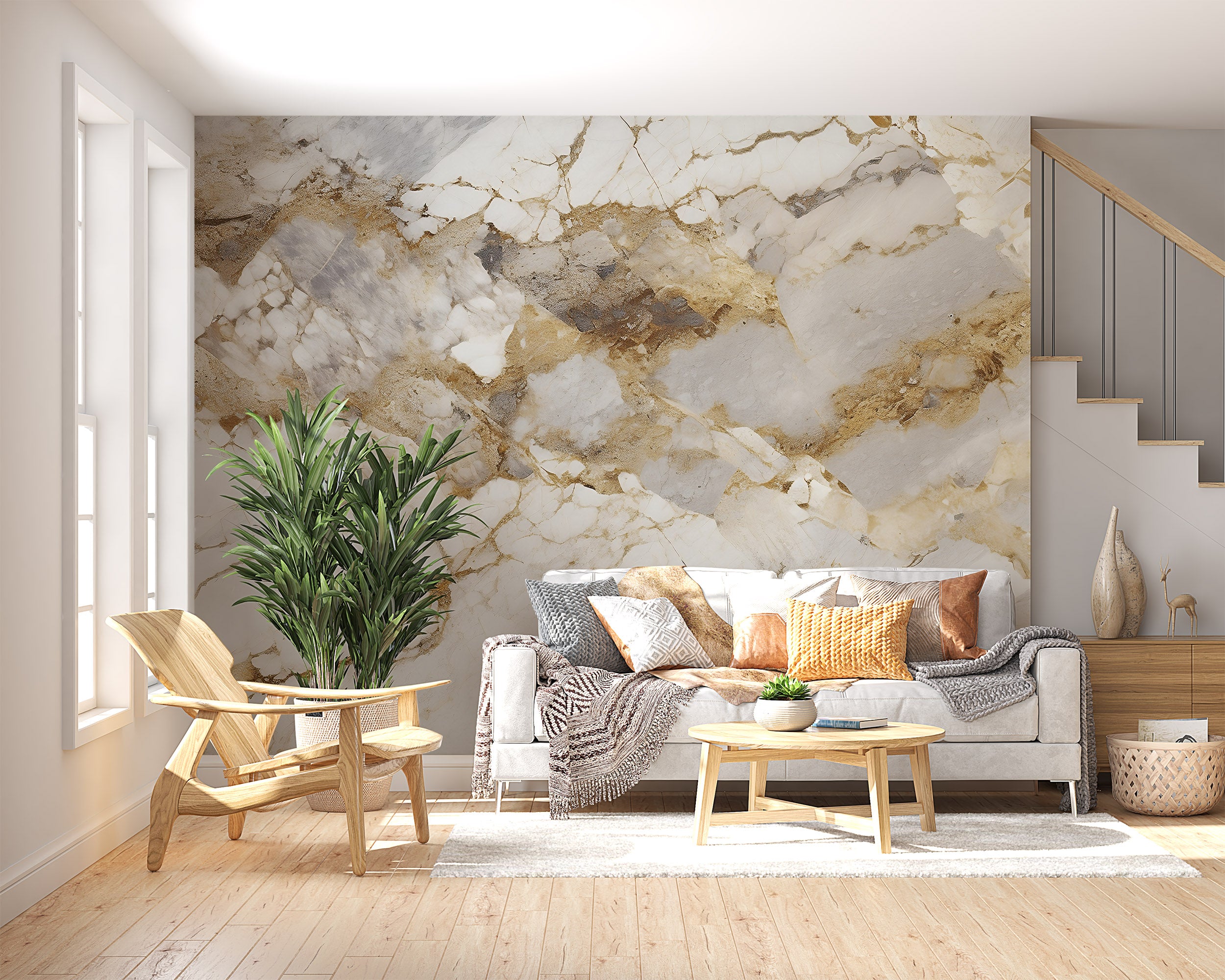Enhance Your Space with Brown Marble Elegance