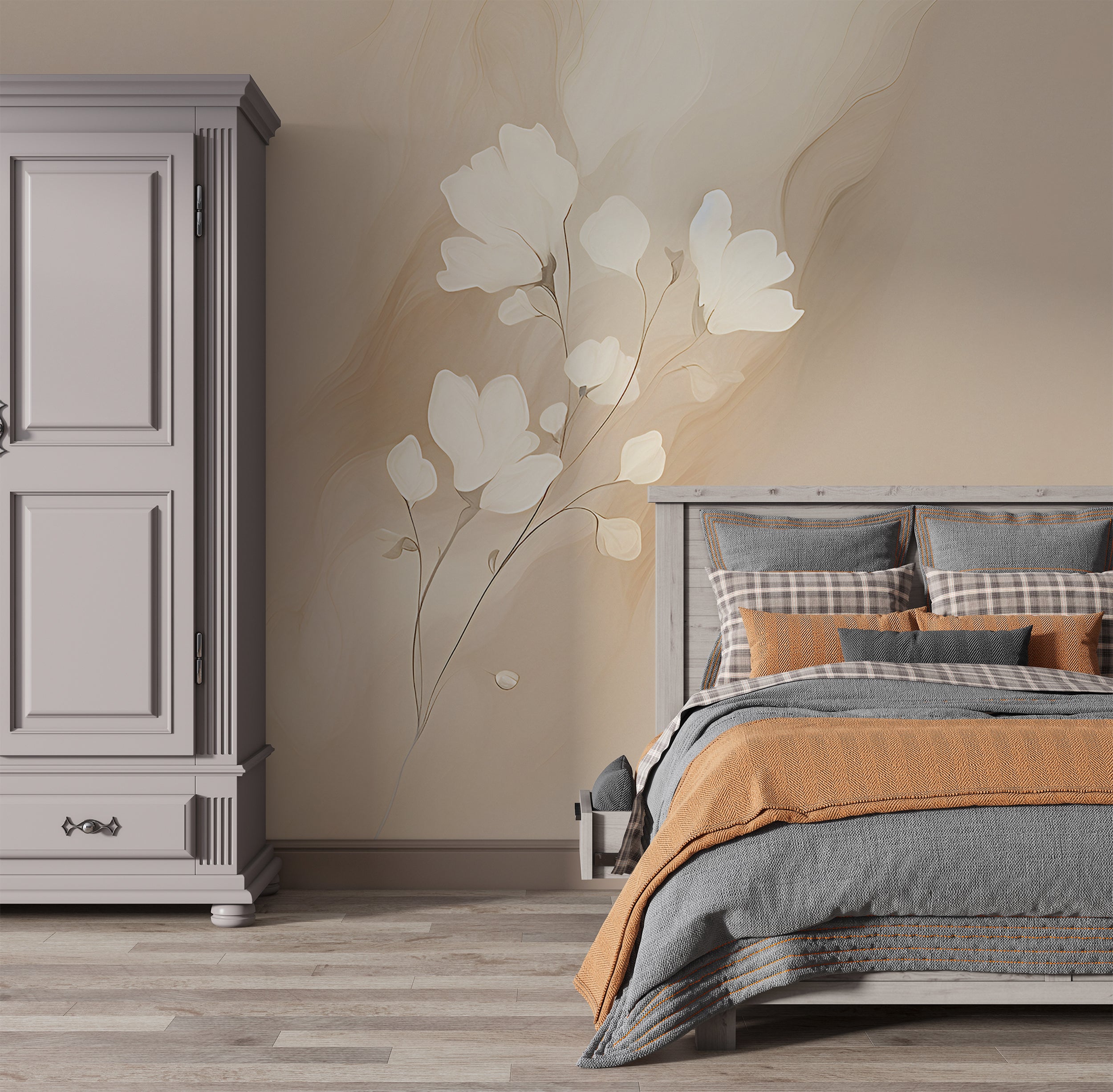 Modern Minimalist Floral Decor"