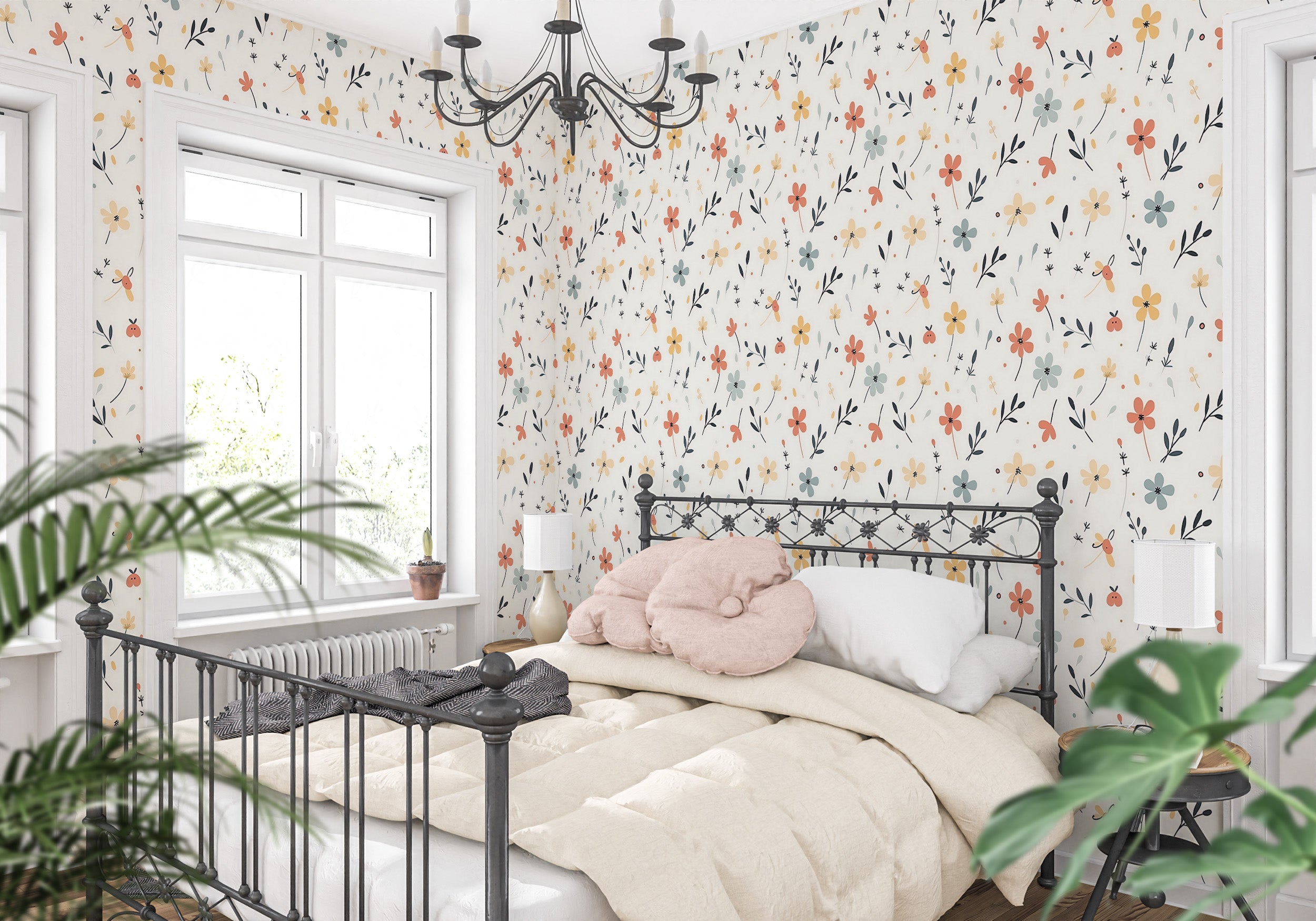 Effortless Application of Botanical Wall Art