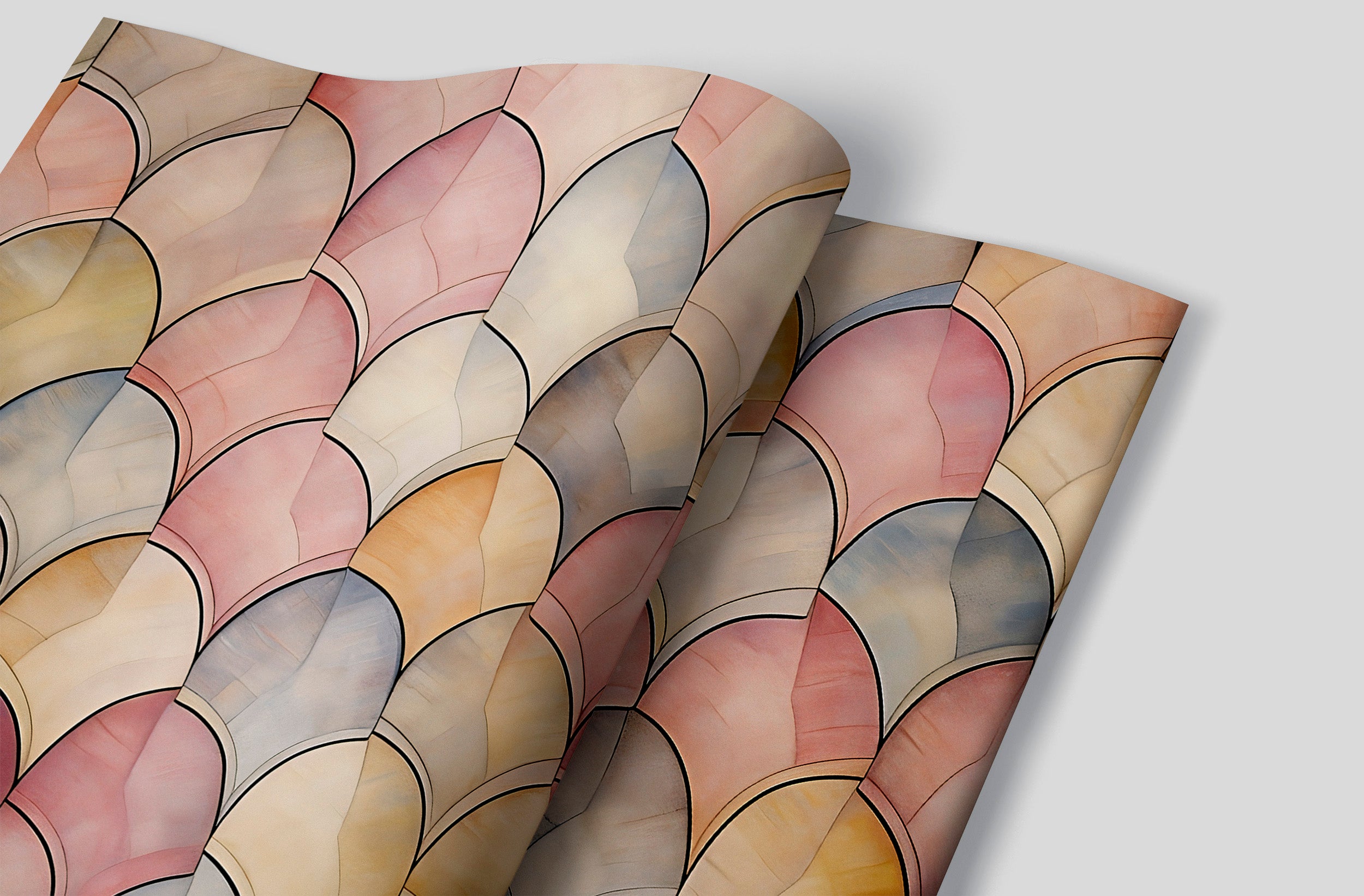 Arch Shape Mural Wallpaper with Contemporary Elegance