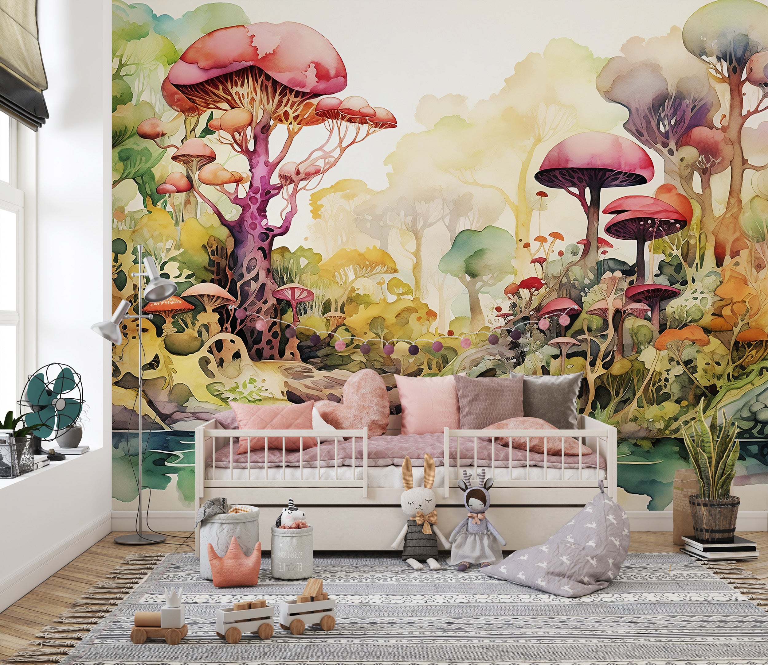 Effortless Application of Enchanted Wall Covering