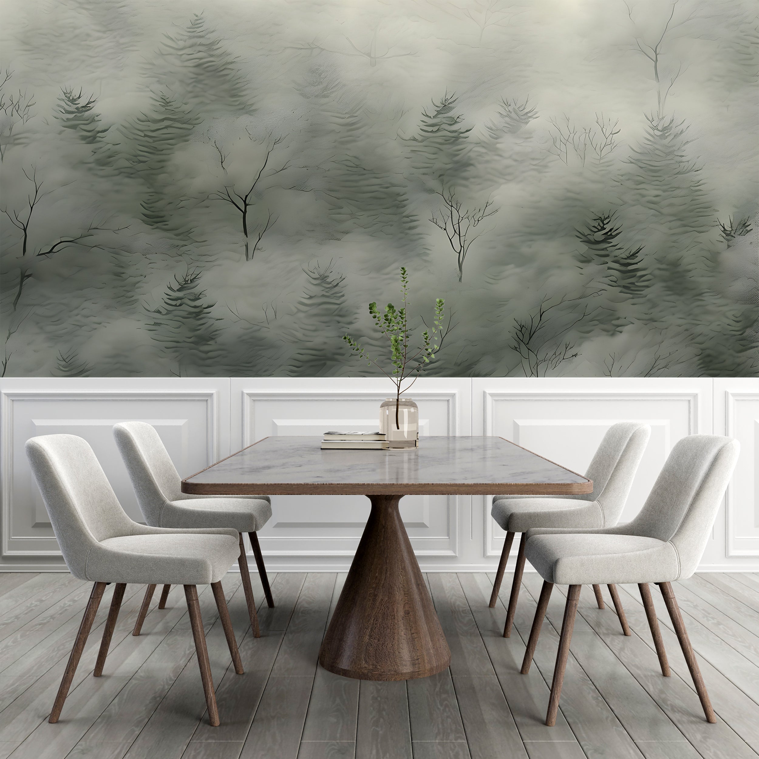 Nature-Inspired Watercolor Trees
