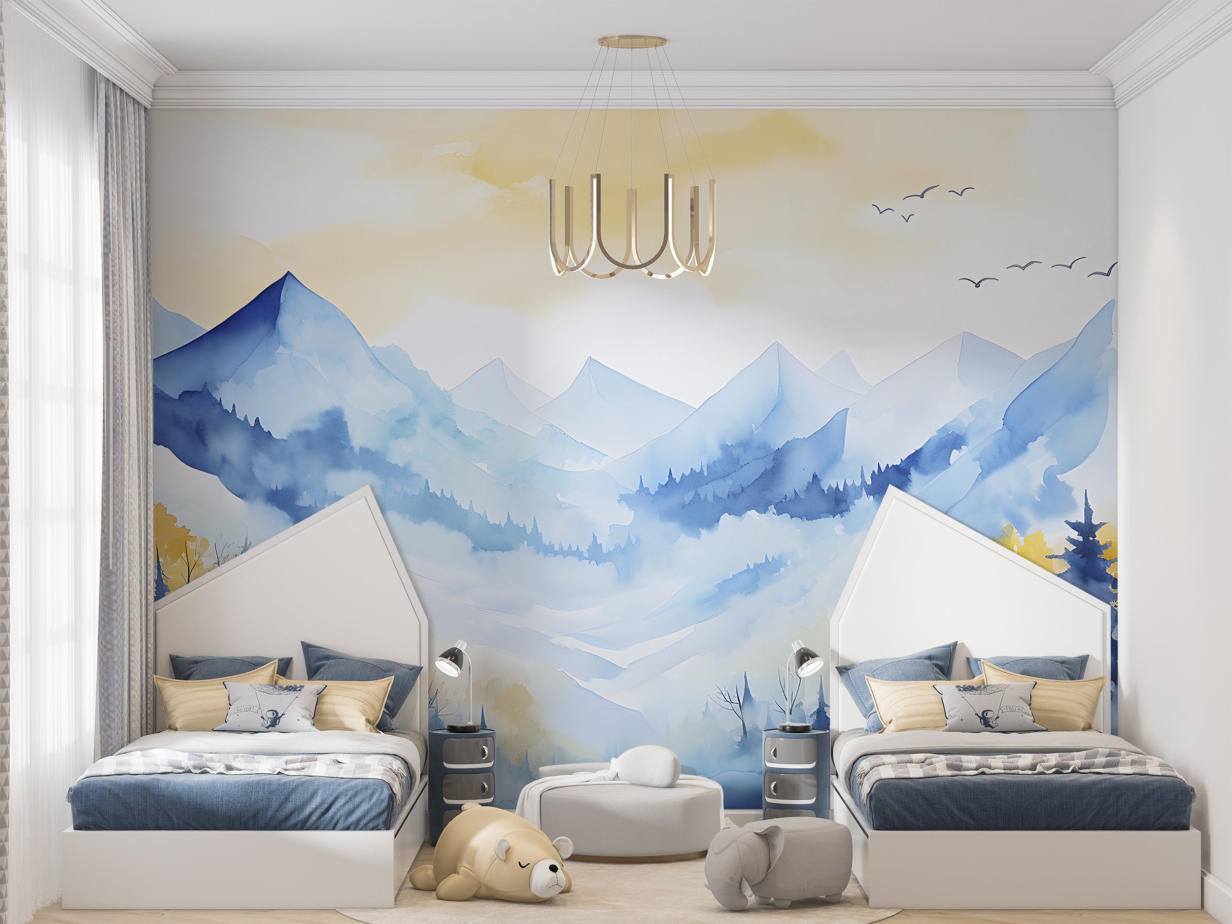 Colorful Landscape Wallpaper for Children