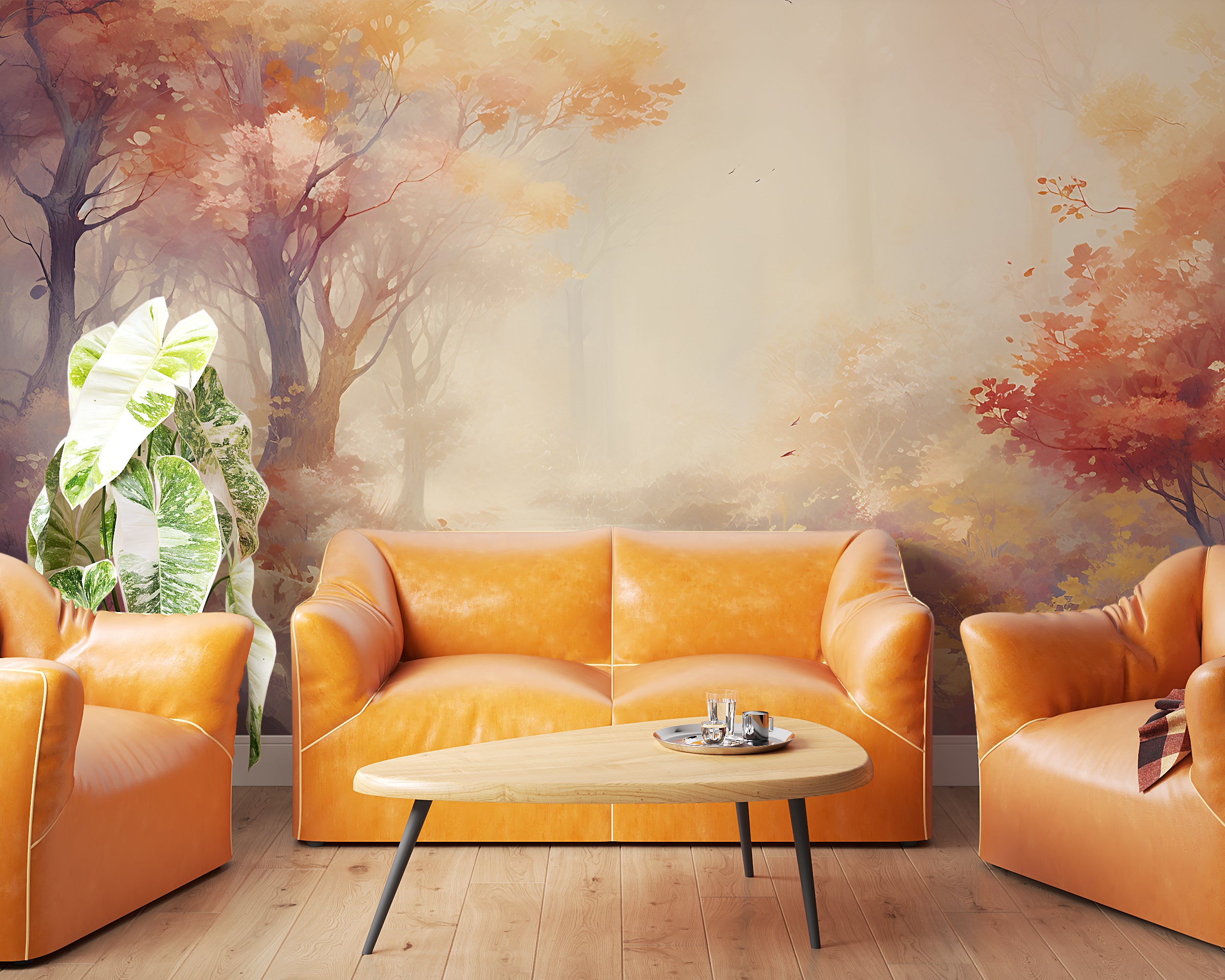 Watercolor Landscape Wallpaper Sale