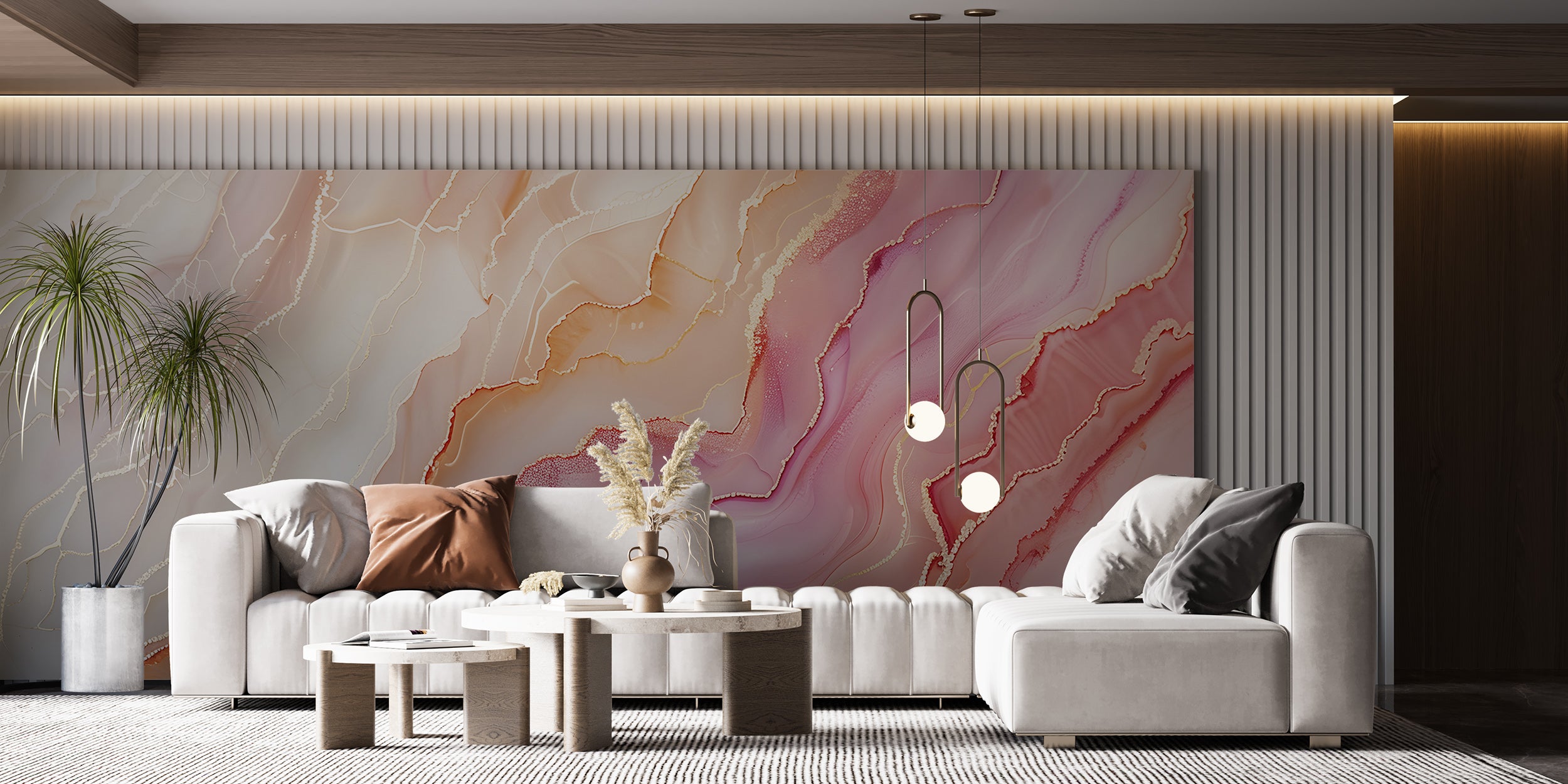 Marble Texture in Soft Pastel Colors Wallpaper, Peel and Stick Colorful Alcohol Ink Wall Mural, Removable Accent Wall Marble Decal