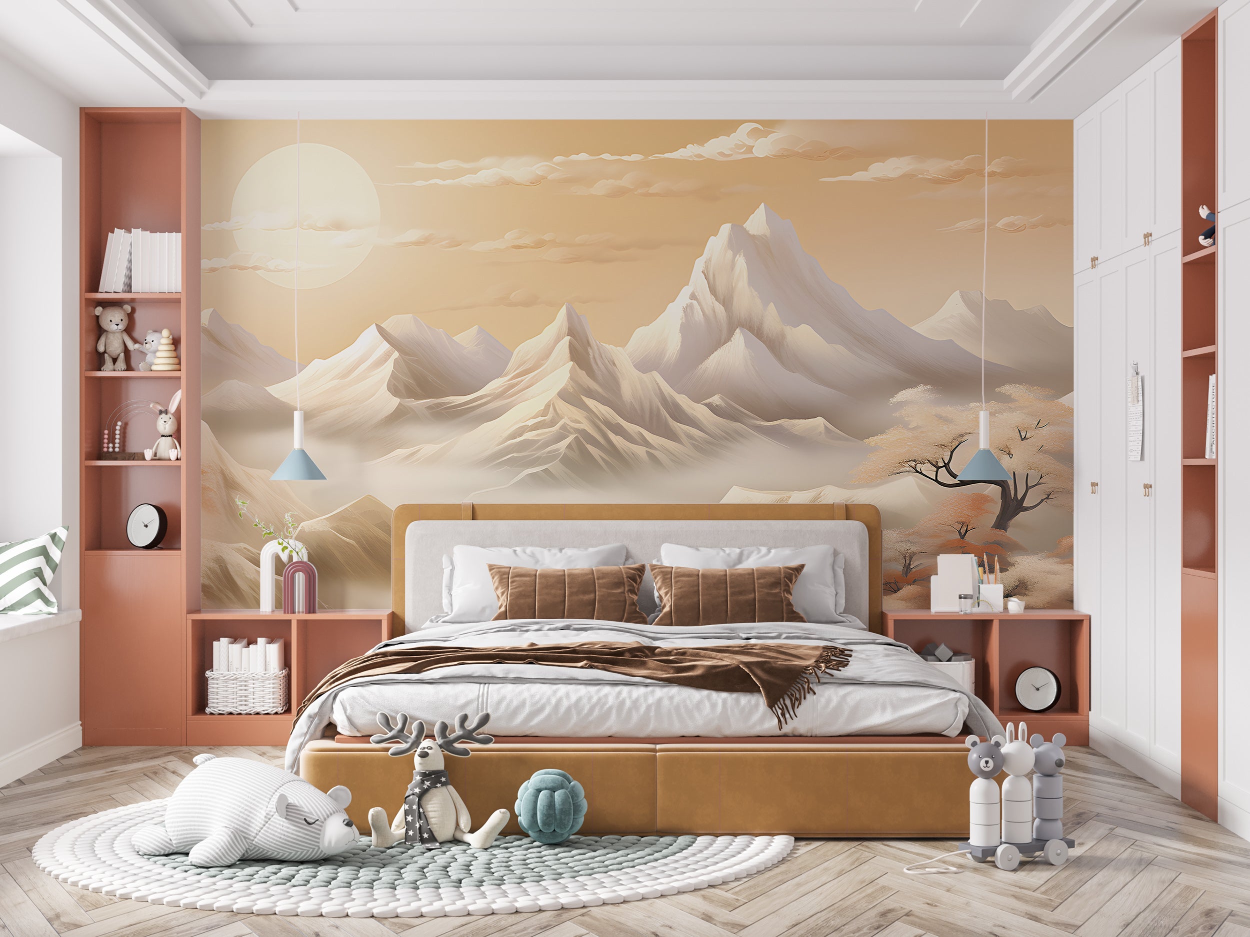 Tranquil Evening Glow Wallpaper