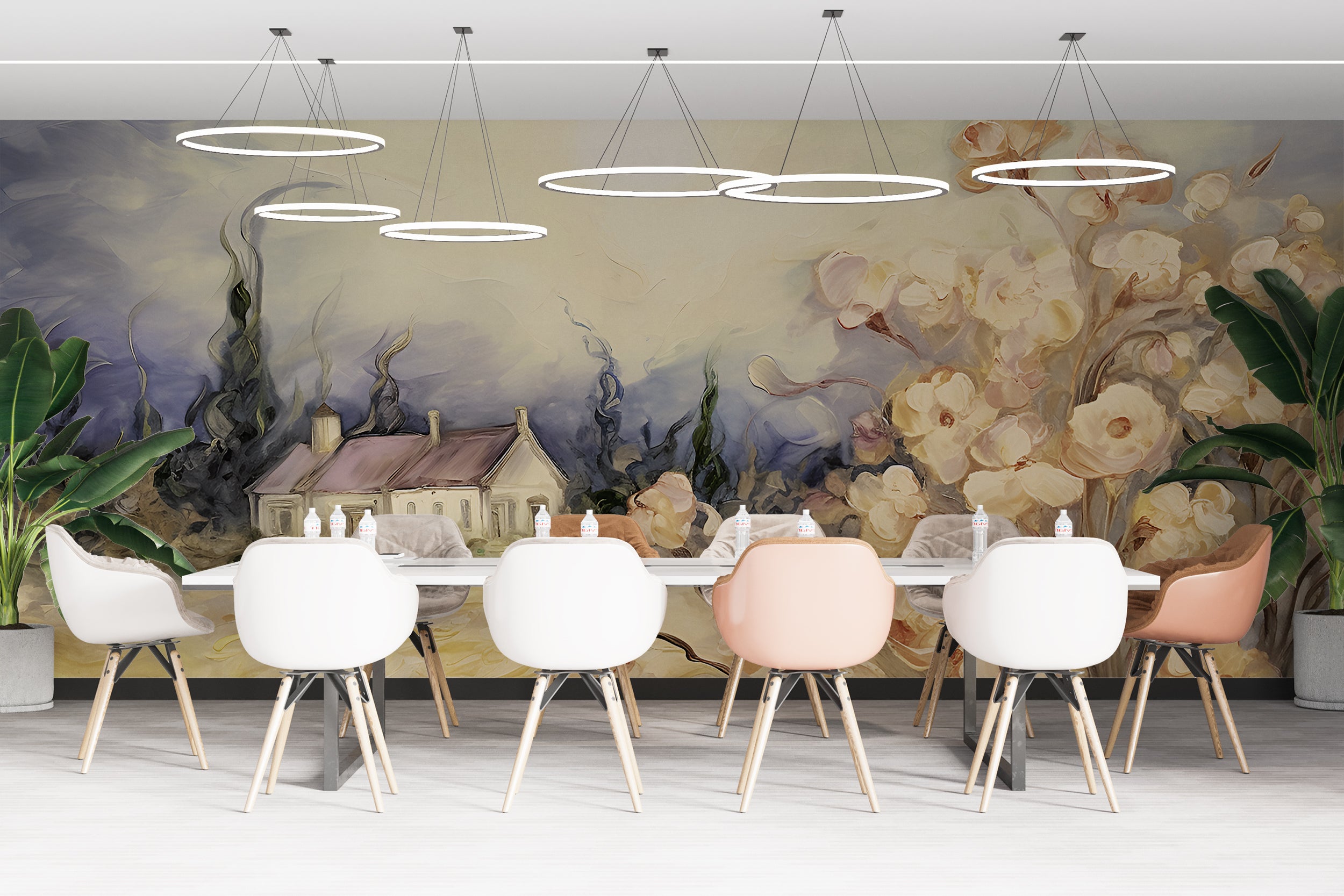 Alcohol Ink Details in Nature Mural