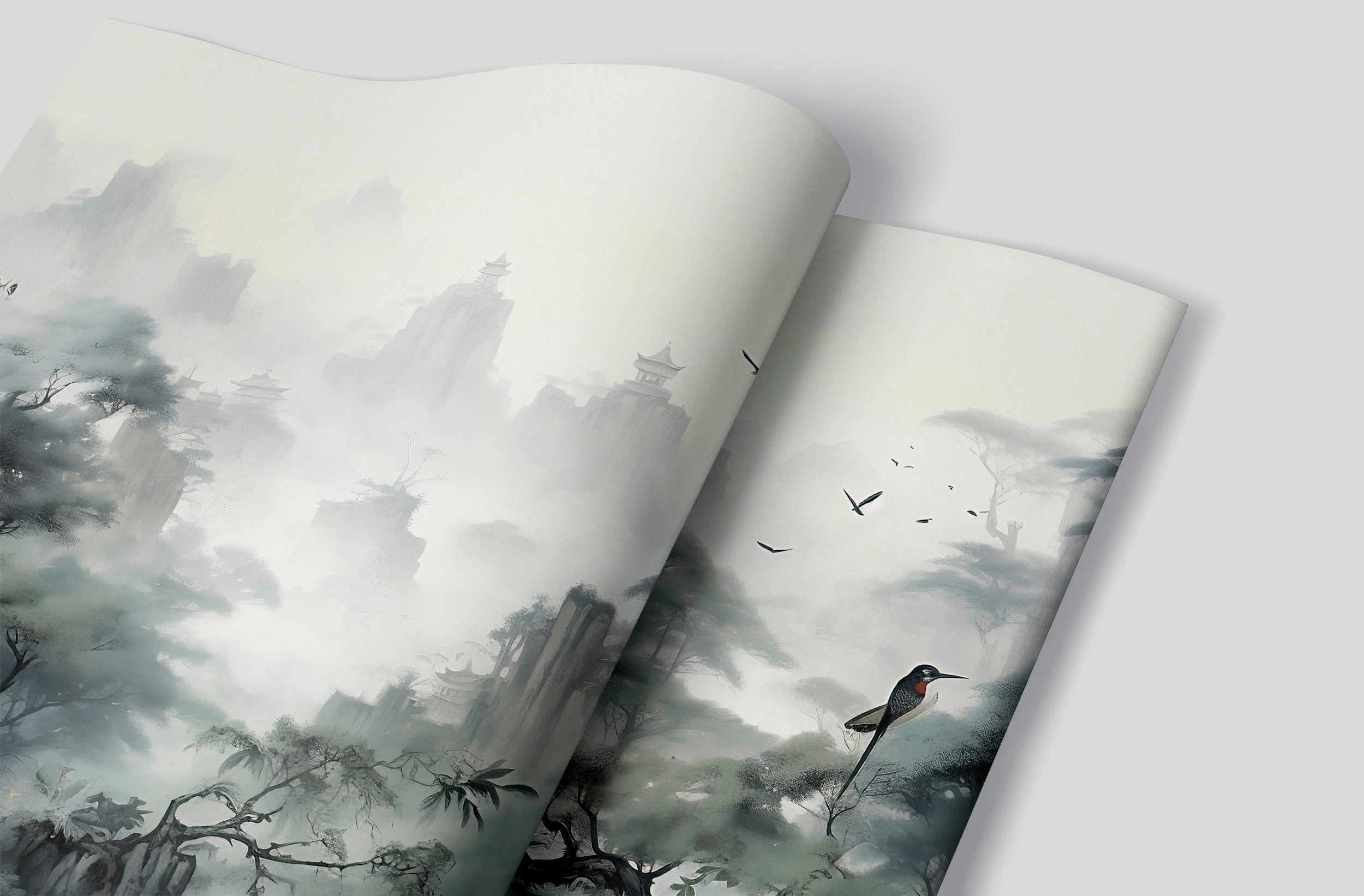 Effortless Application of Retro Jungle Landscape