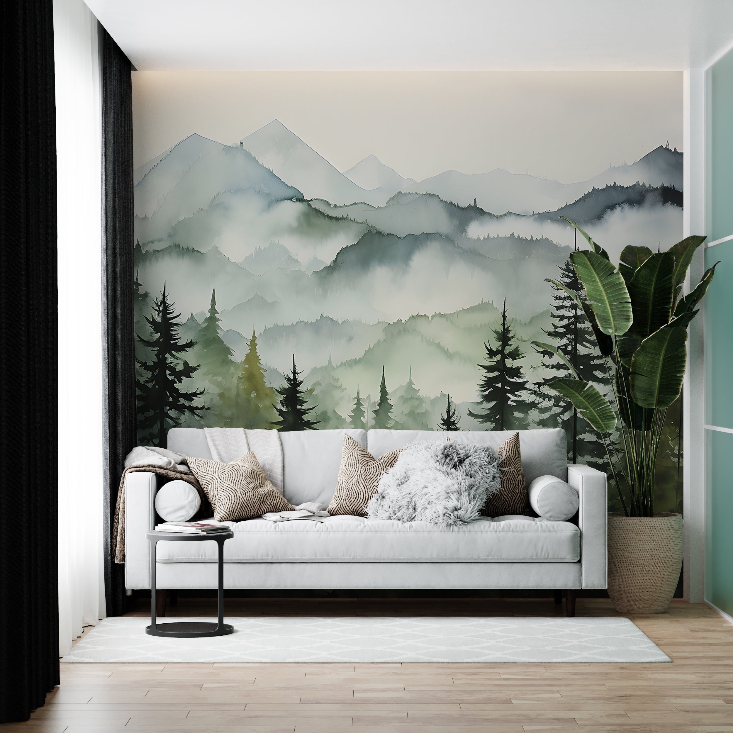 Mountain Sunset Wall Decoration