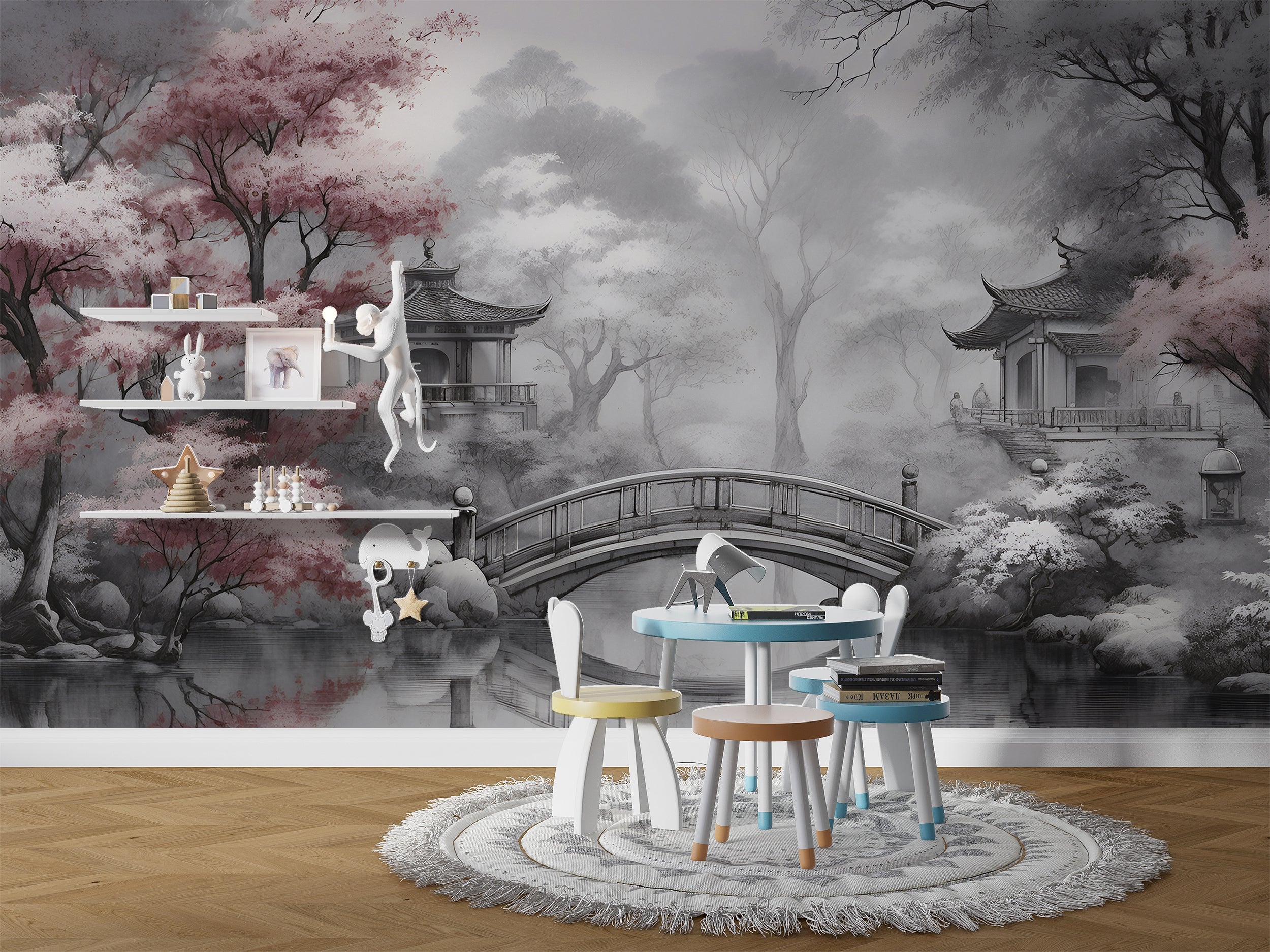 Classic Grey Palette Landscape Wallpaper