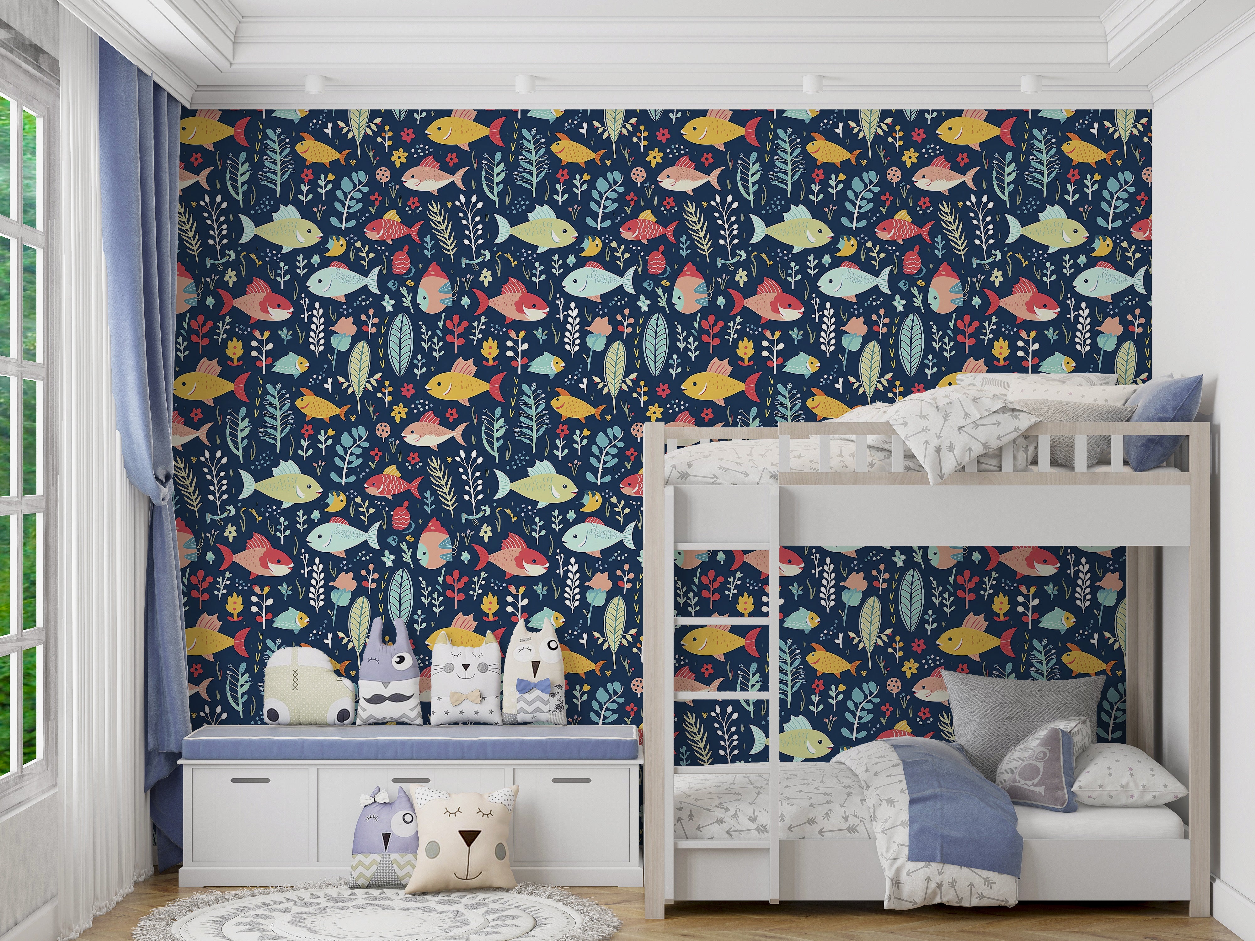 Create a Sea-Inspired Ambiance with Peel and Stick Cover