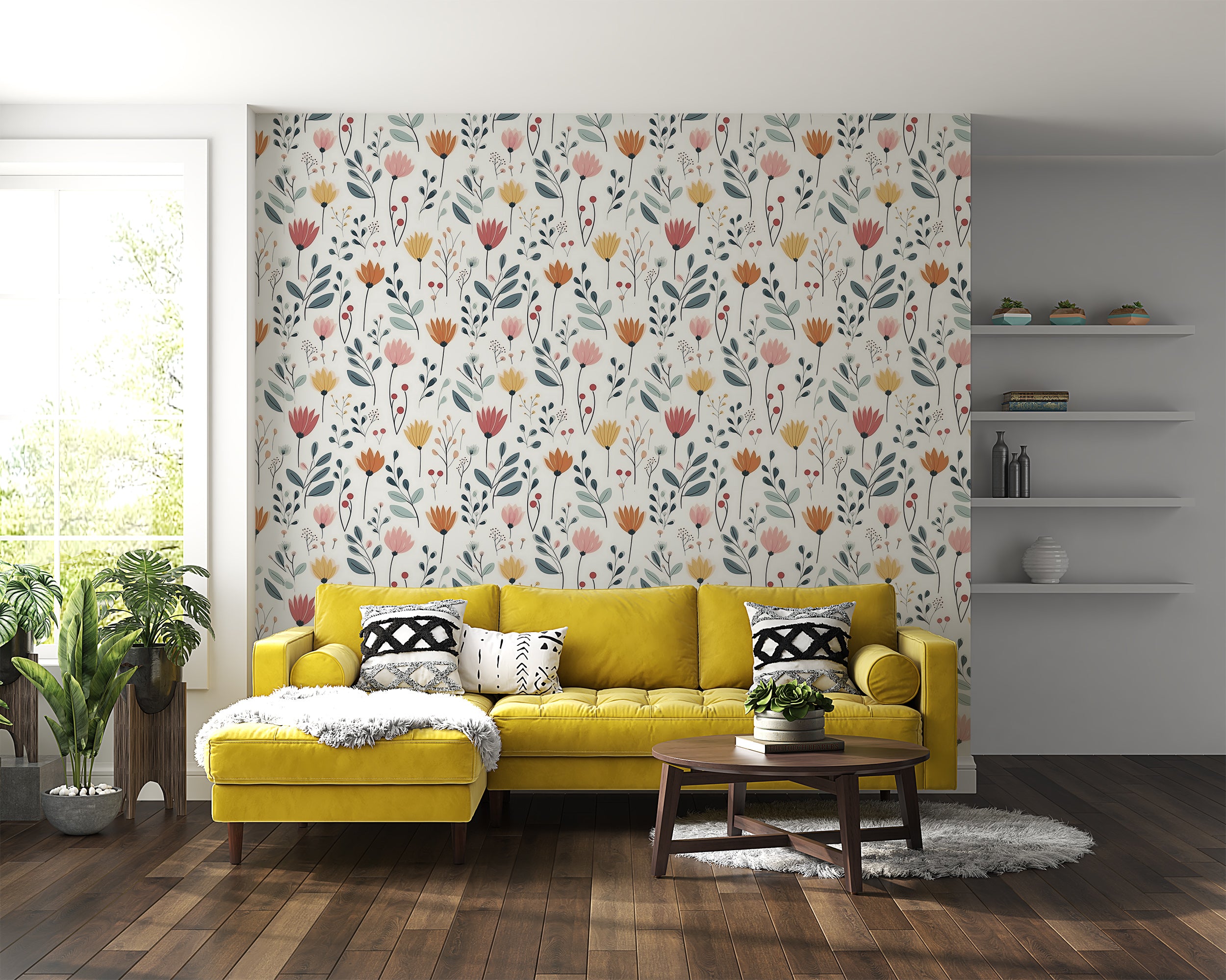 Transform Your Room with Watercolor Wildflowers