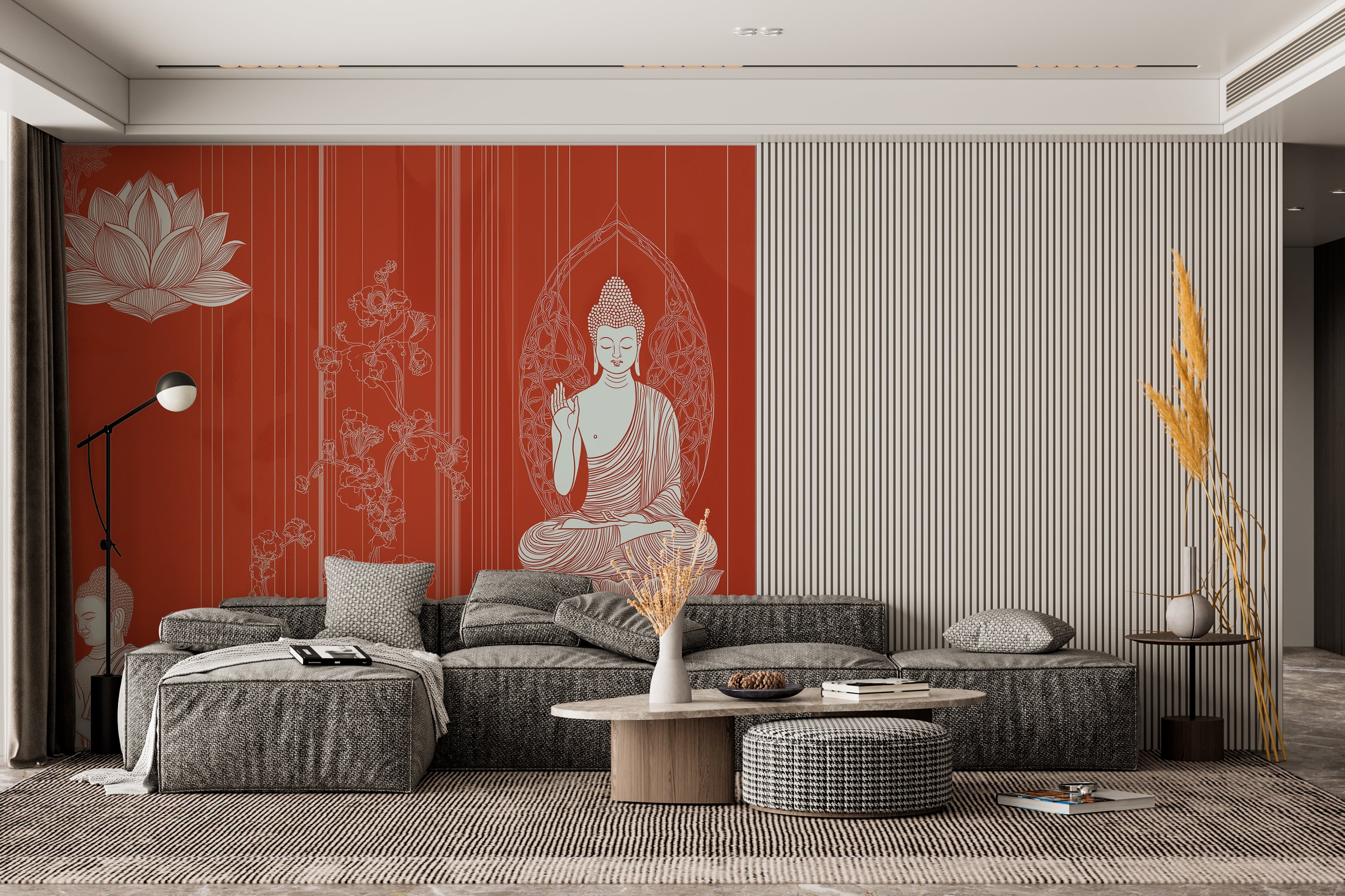 Bohemian Meditation-Inspired Wallpaper for Serene Spaces