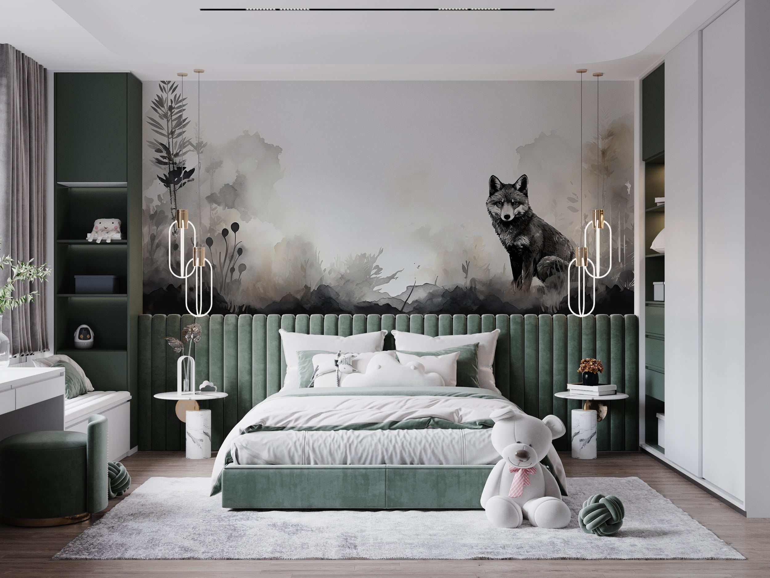 Environmentally Friendly Black and White Landscape Decor