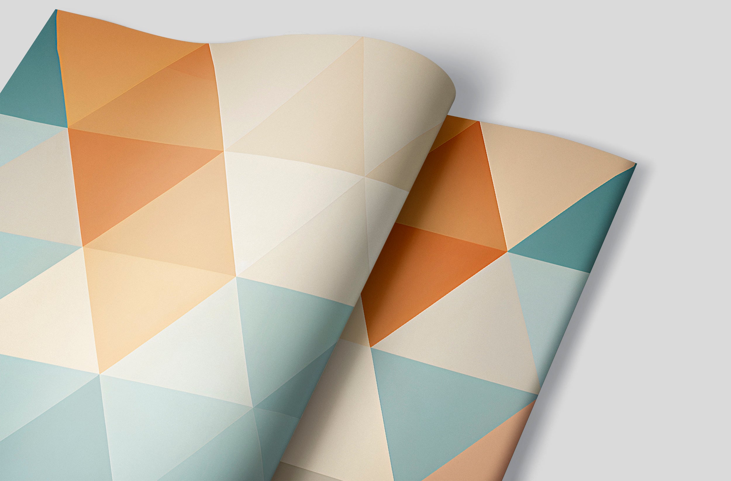 Contemporary Triangle Wall Decor