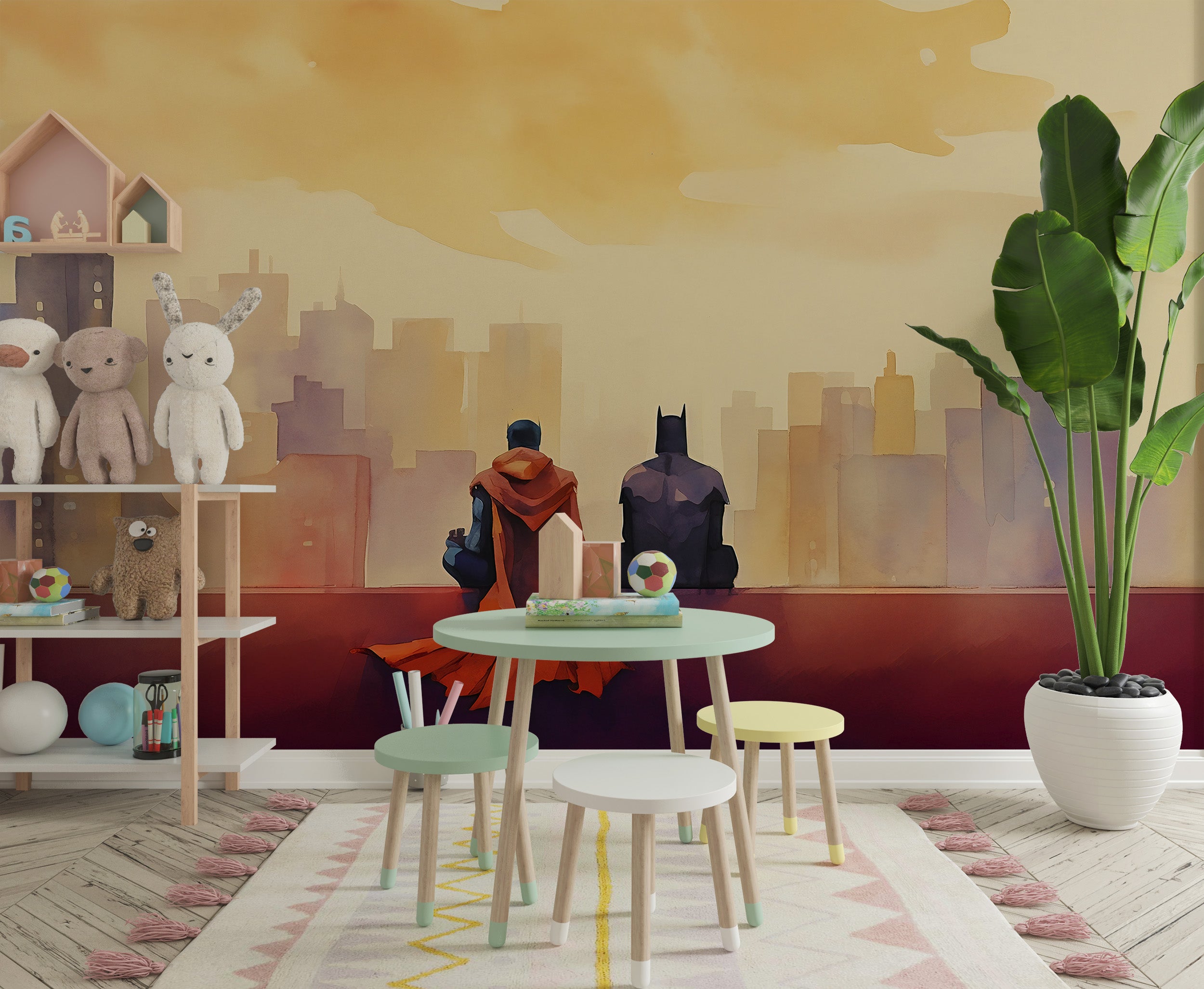 Superhero-Themed Home Decor for Fans