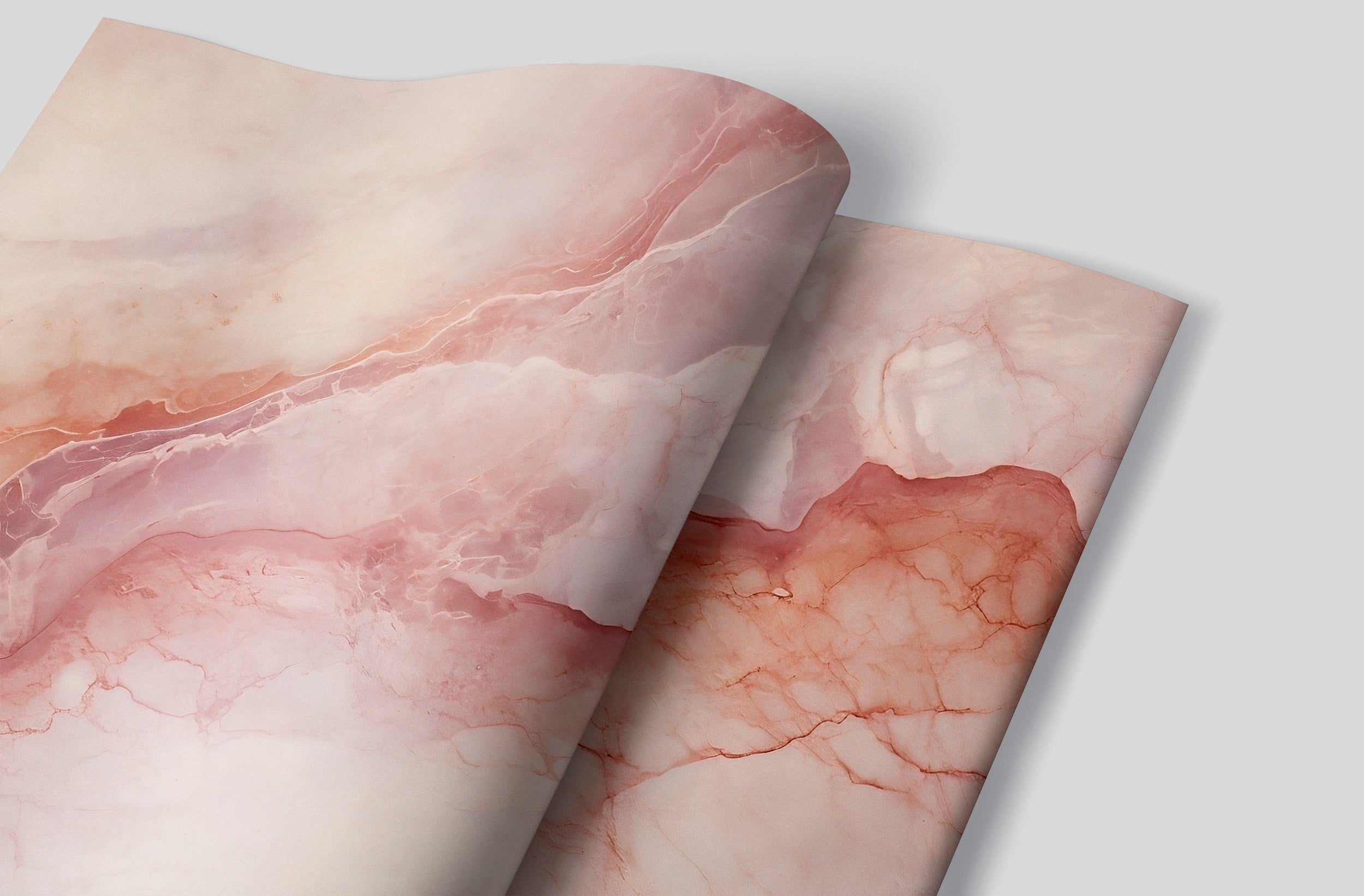 Create a Lavish Ambiance with Pink Marble Wallpaper