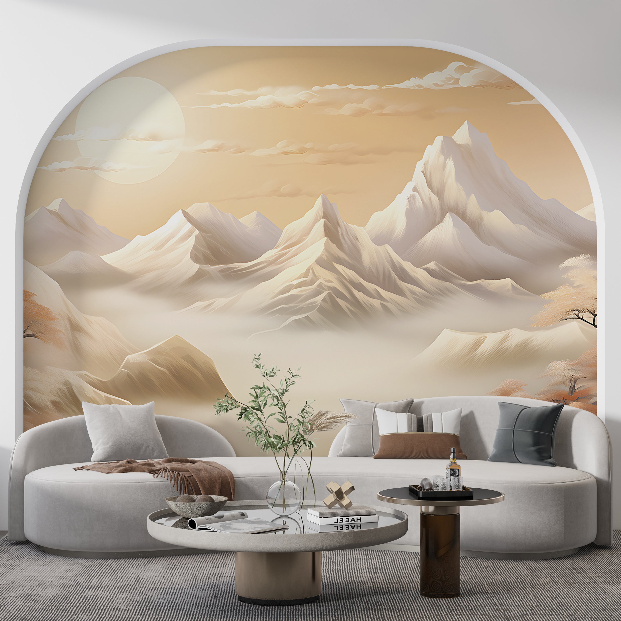 Mountain Sunset Wall Art