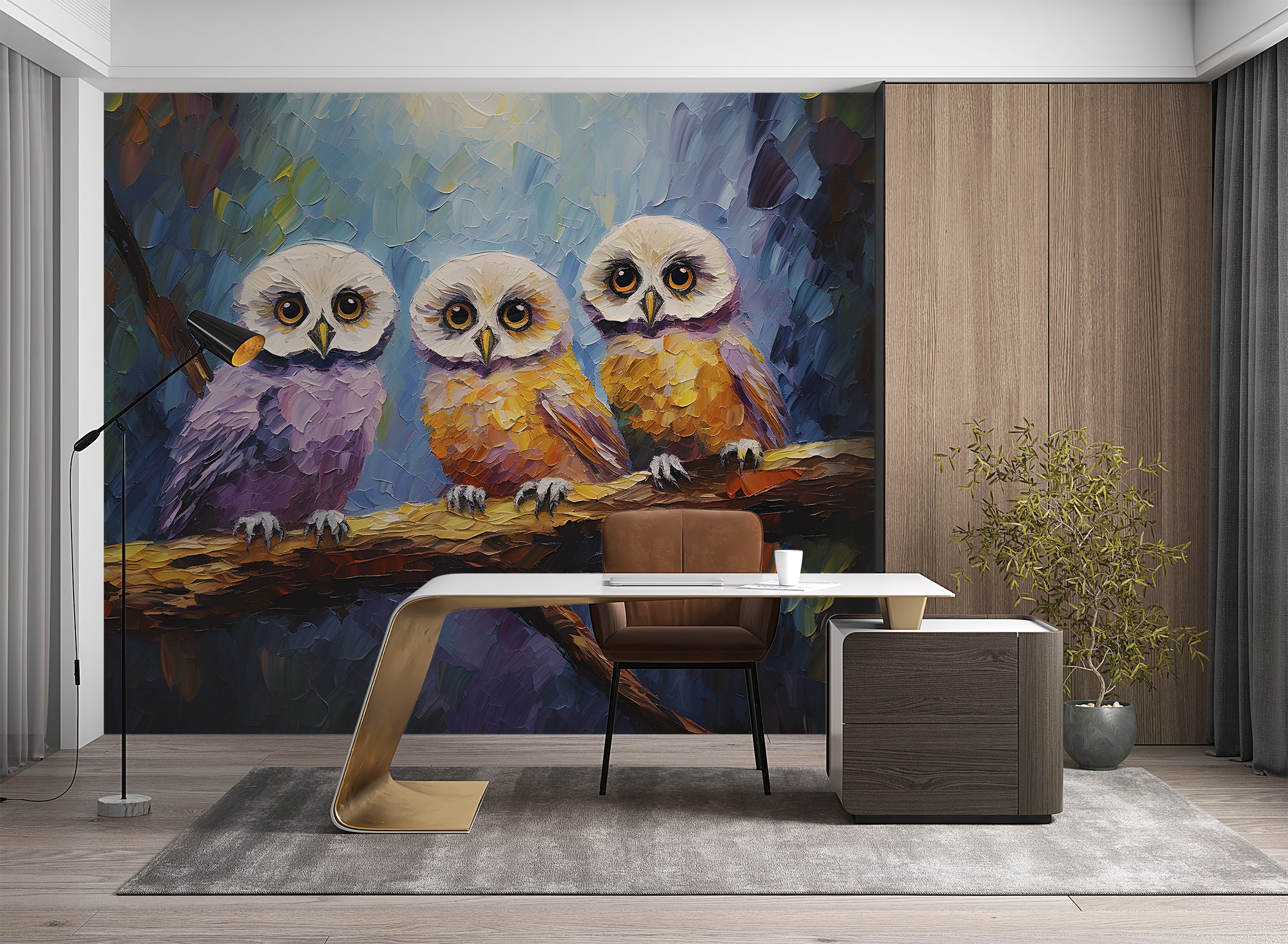 Customizable Van Gogh Style Wall Mural