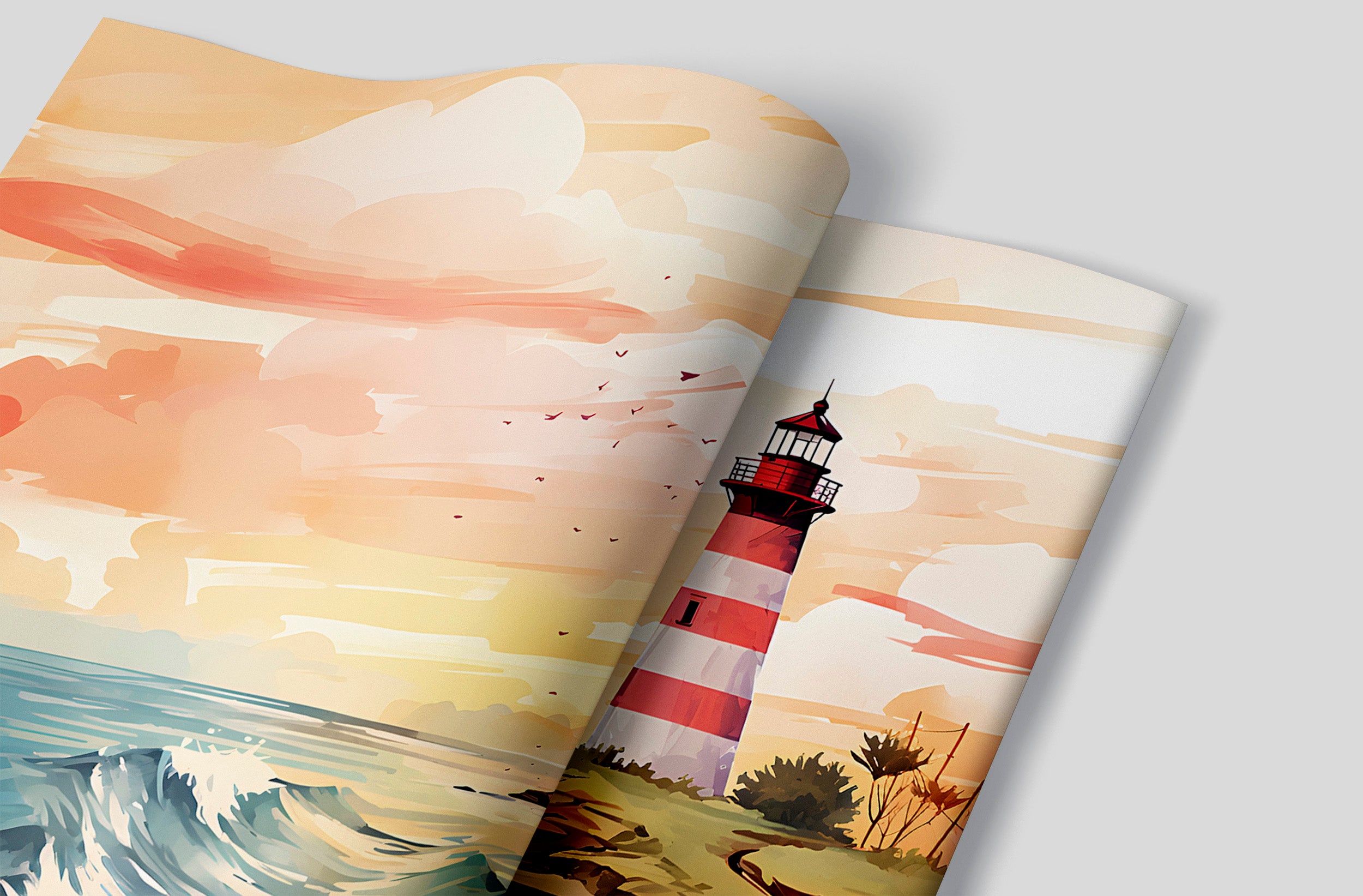 Effortless Application of Coastal Dreams Wall Decor