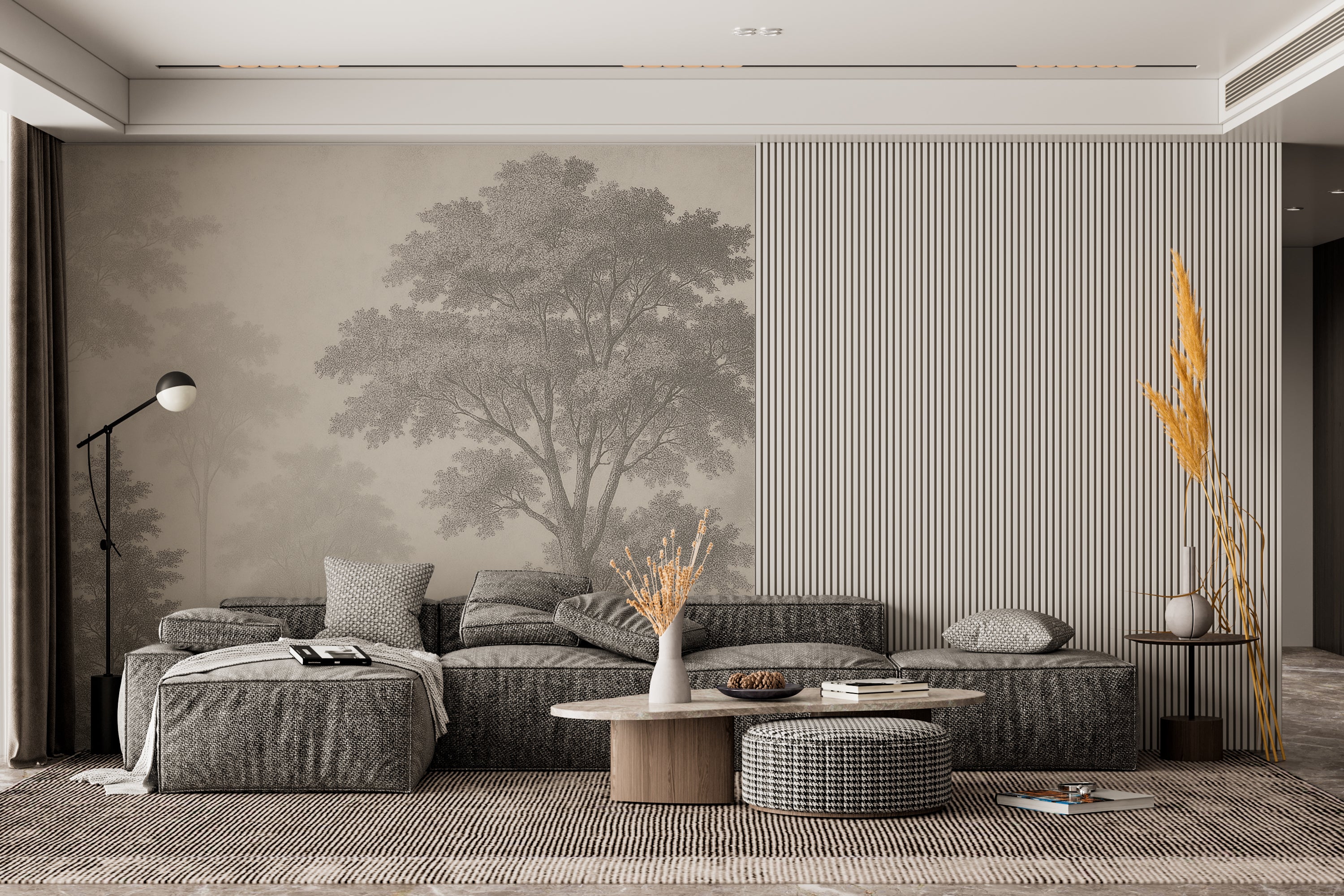 Elegant Vintage Forest Wallpaper β Nature Wall Art for Home Decor