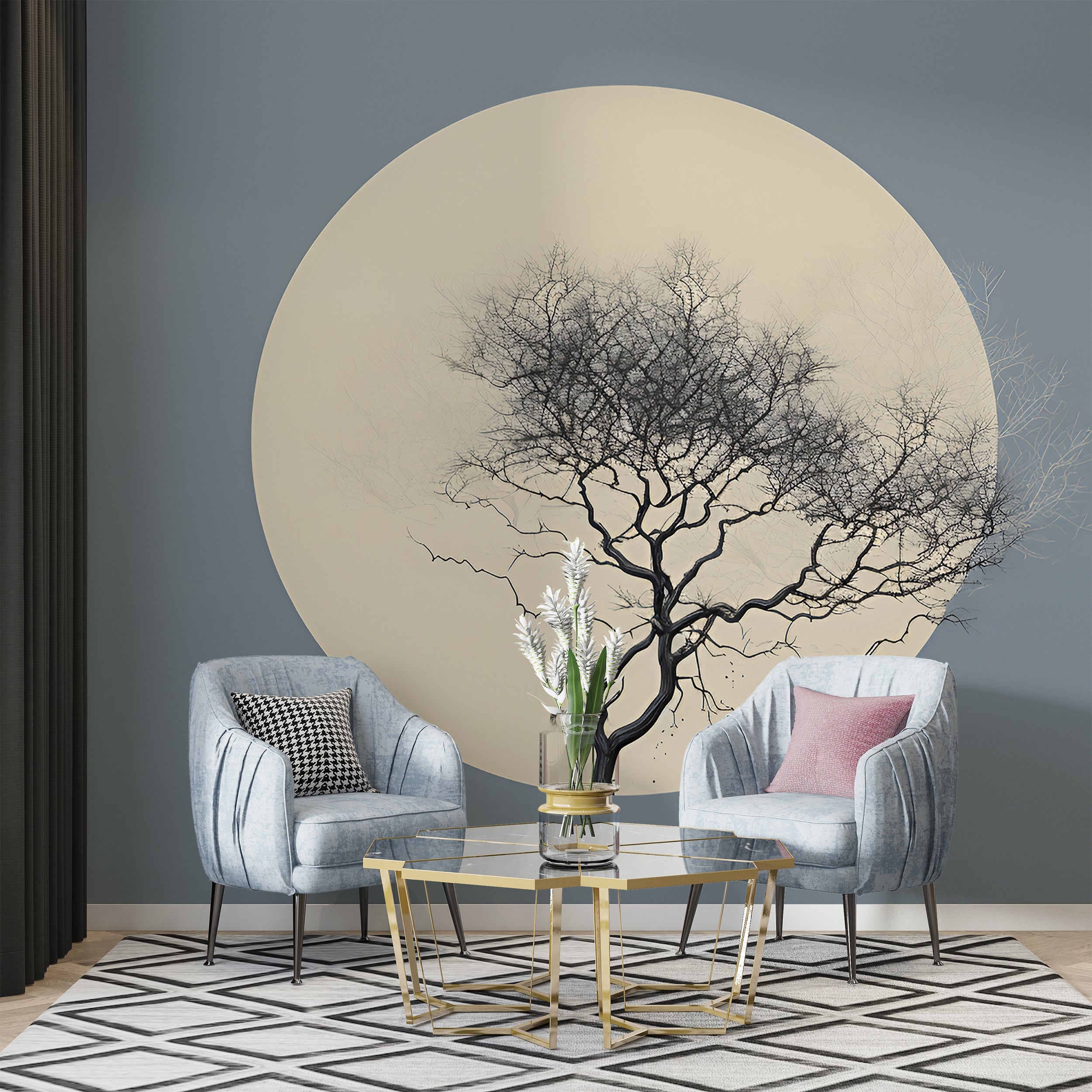 Japanese Aesthetics Minimalism Mural