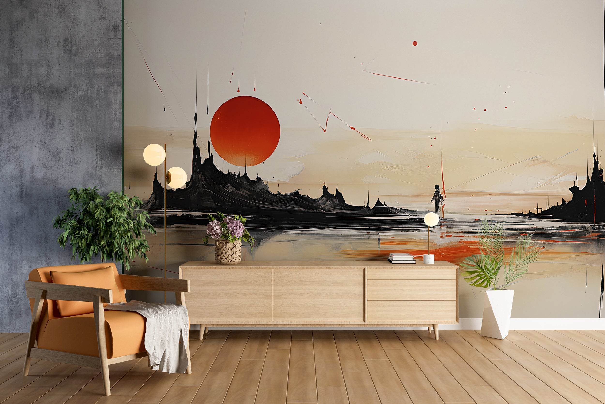 Serene Japan Wall Mural