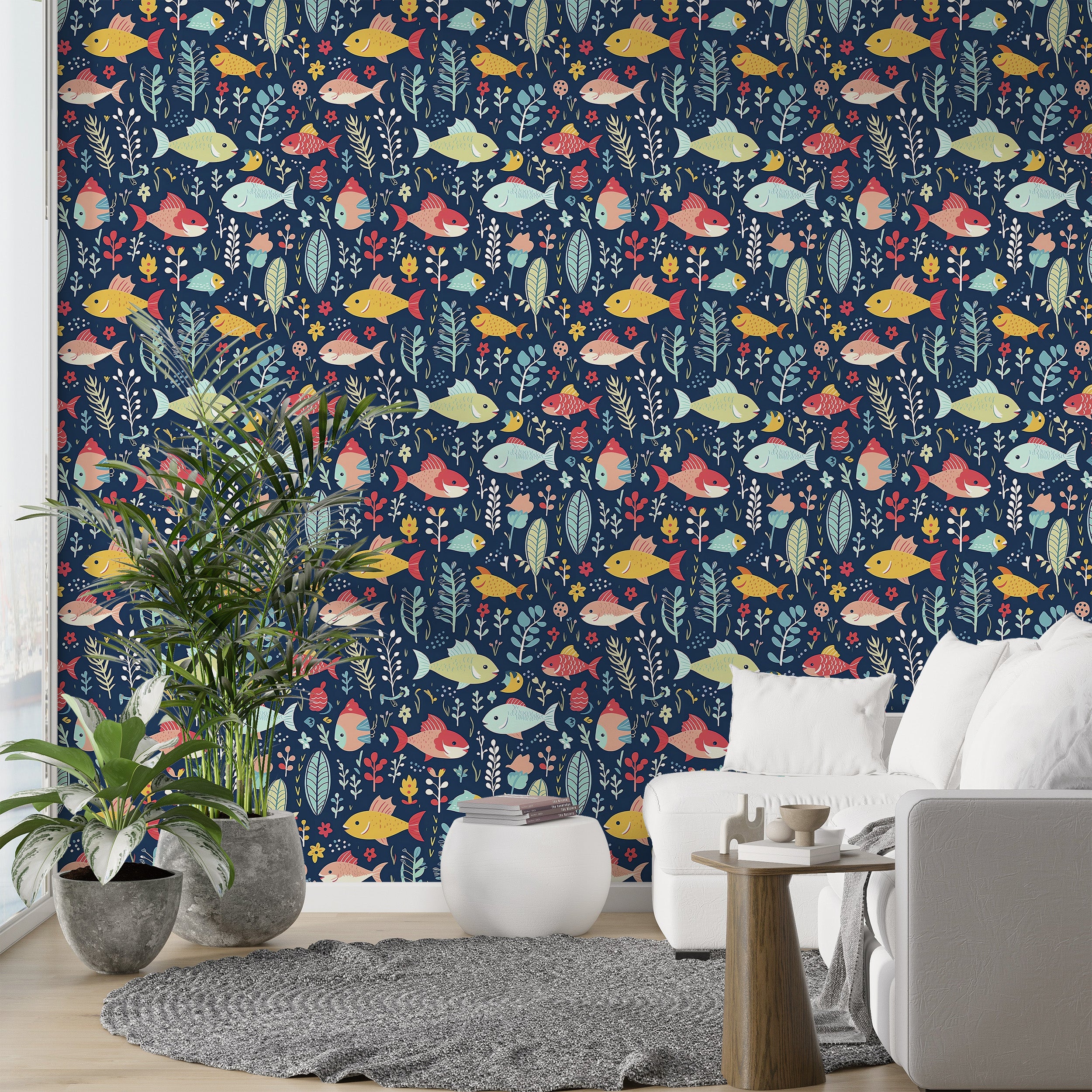 Self-Adhesive Ocean Cover Transforming Space