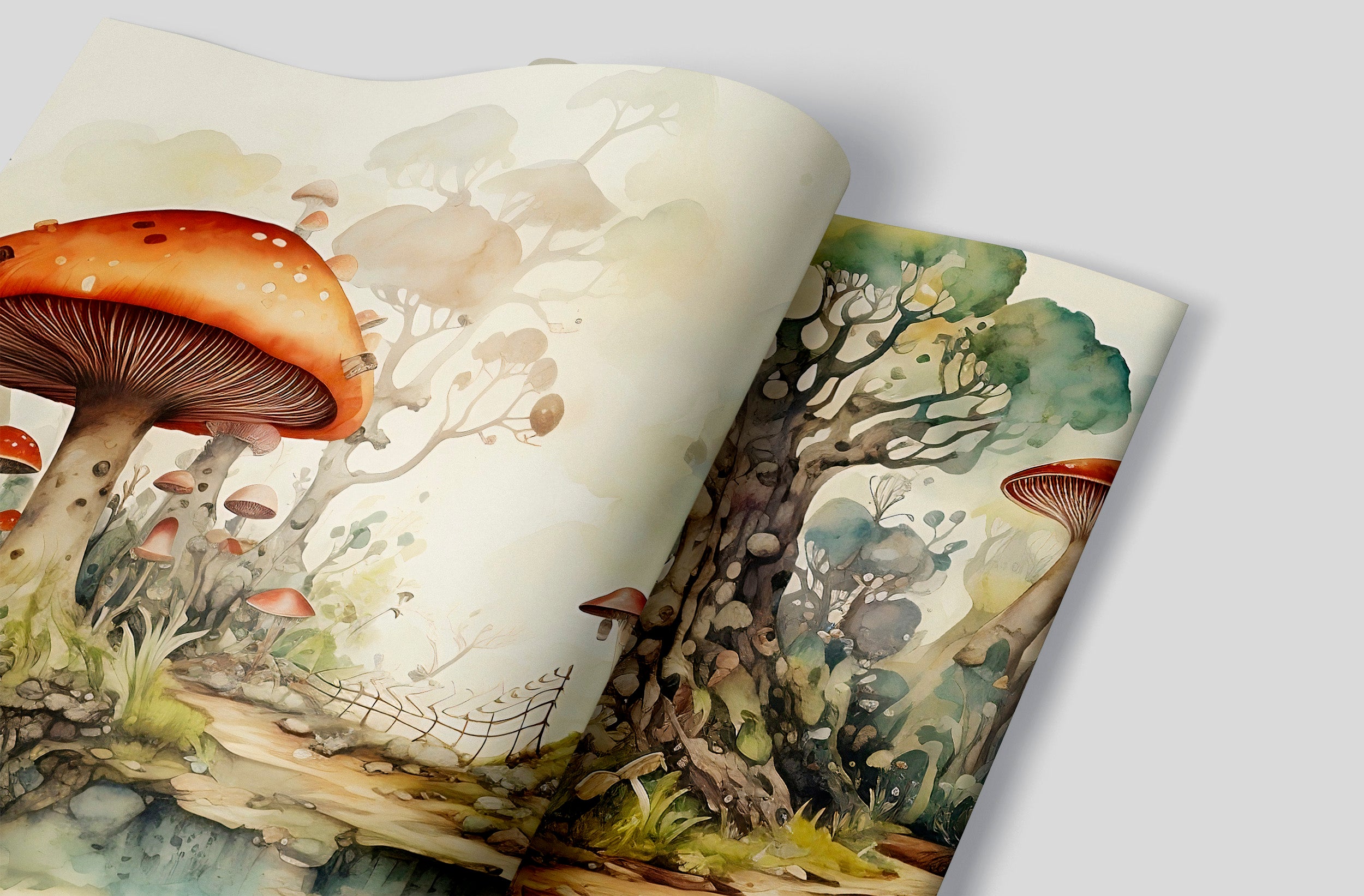 Peel and Stick Fairy Mural for Magical Decor