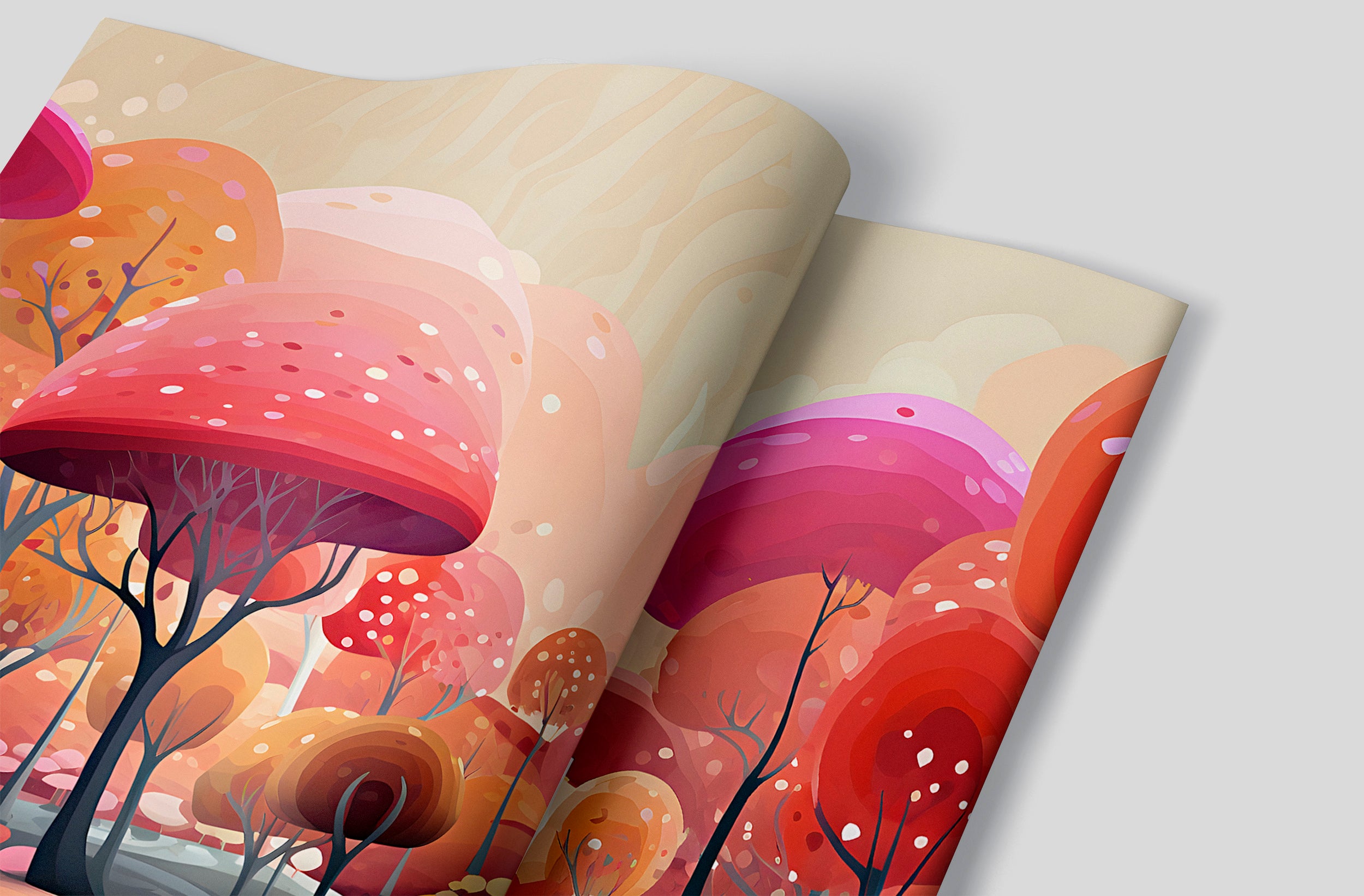 Enchanted Forest Peel and Stick Wallpaper